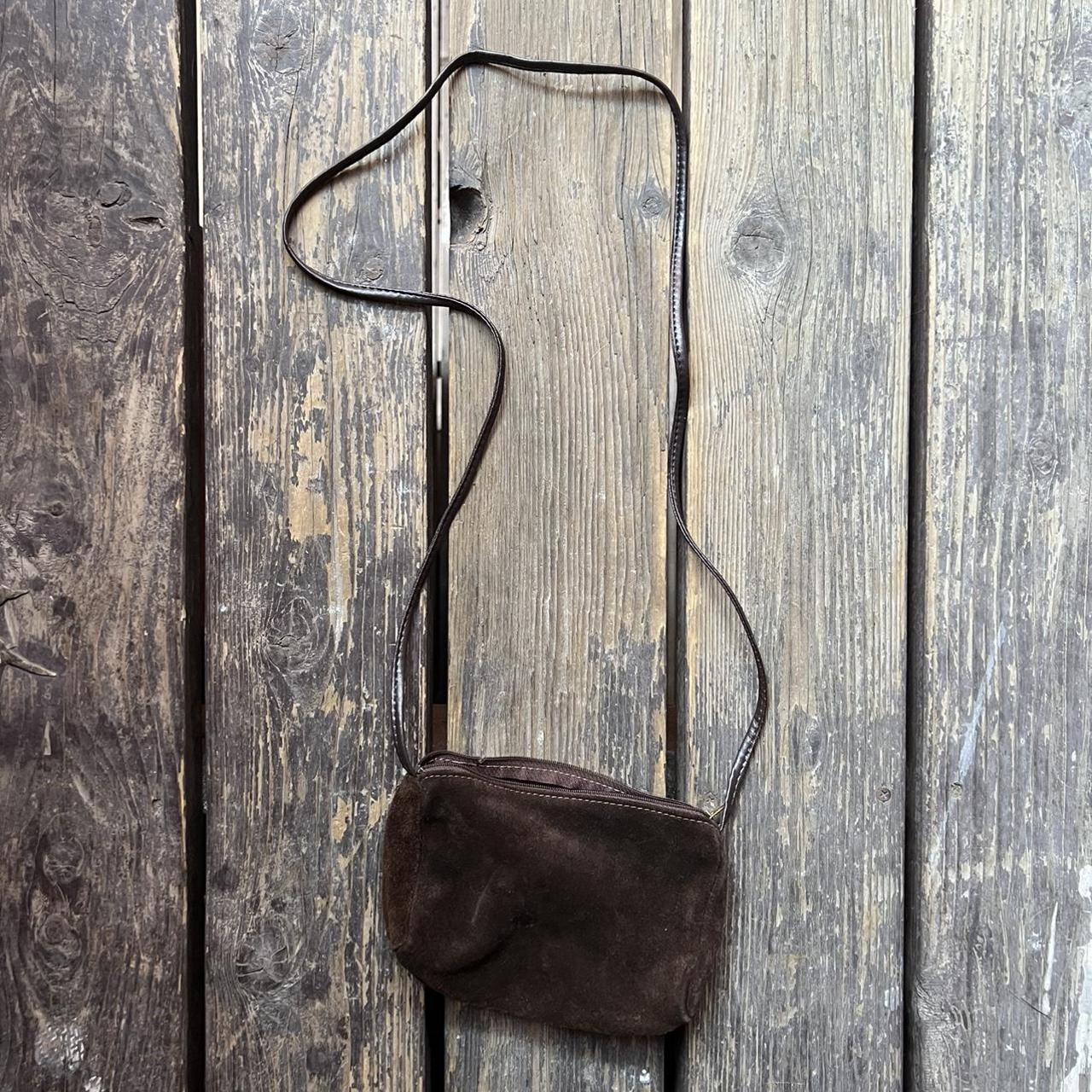 The CUTEST tiny crossbody bag vintage brown sauce in... Depop