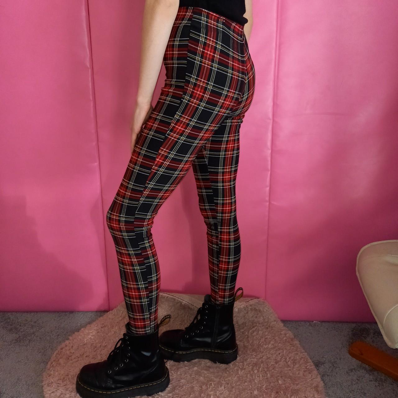 Zara checked leggings/trousers Size xs Best fit Depop