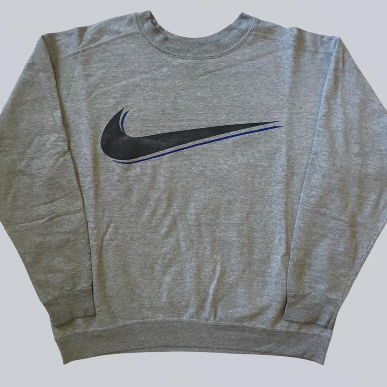 Nike Men's Grey Sweatshirt | Depop