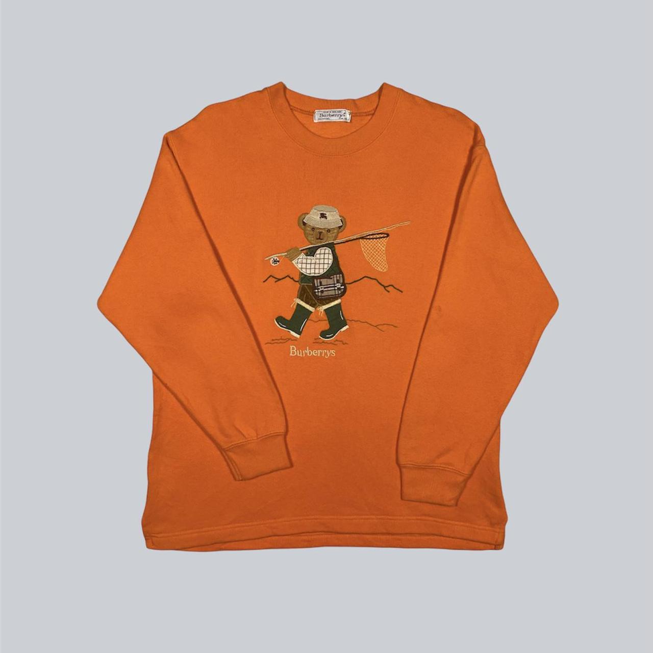 Burberry orange outlet sweatshirt