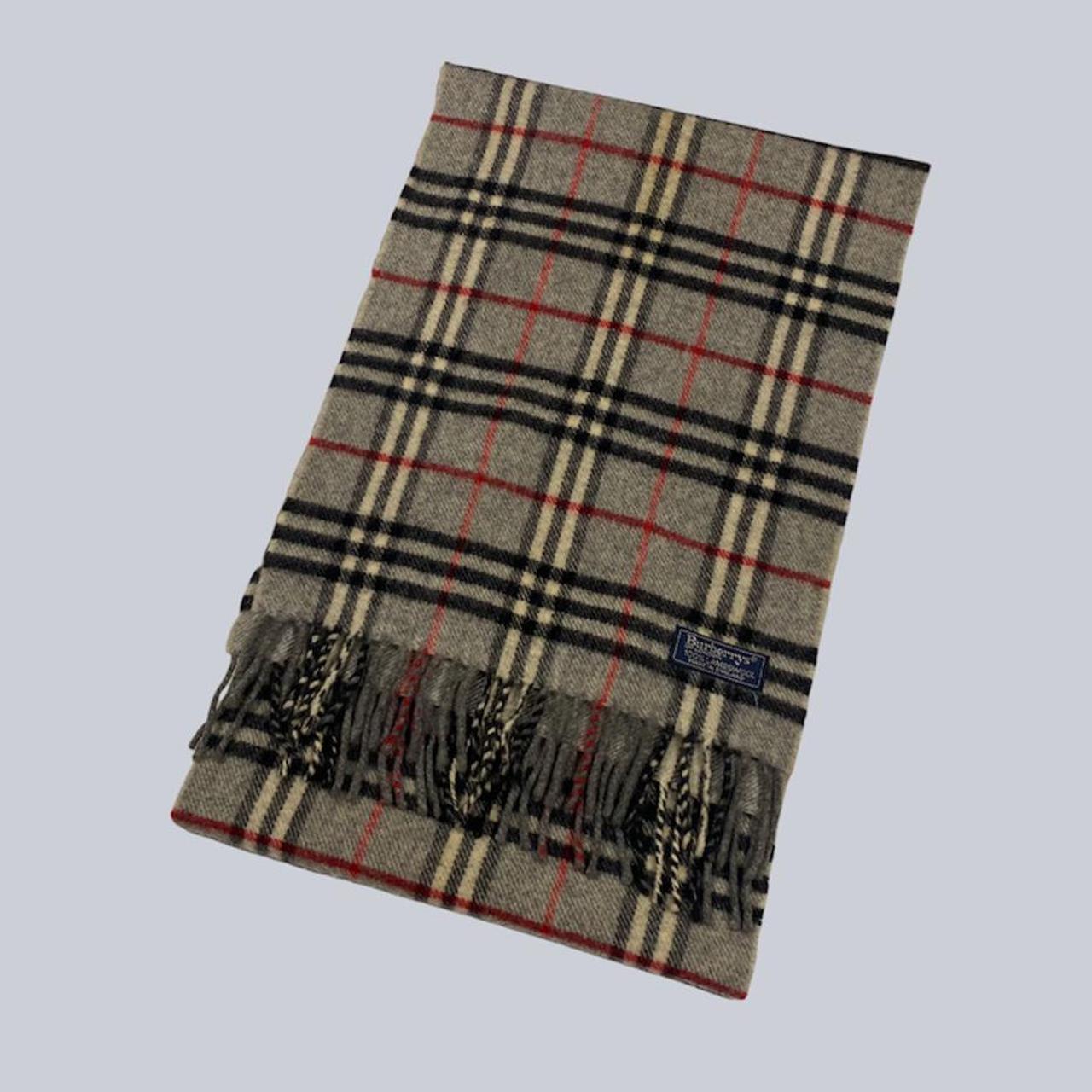 burberry scarf lambswool