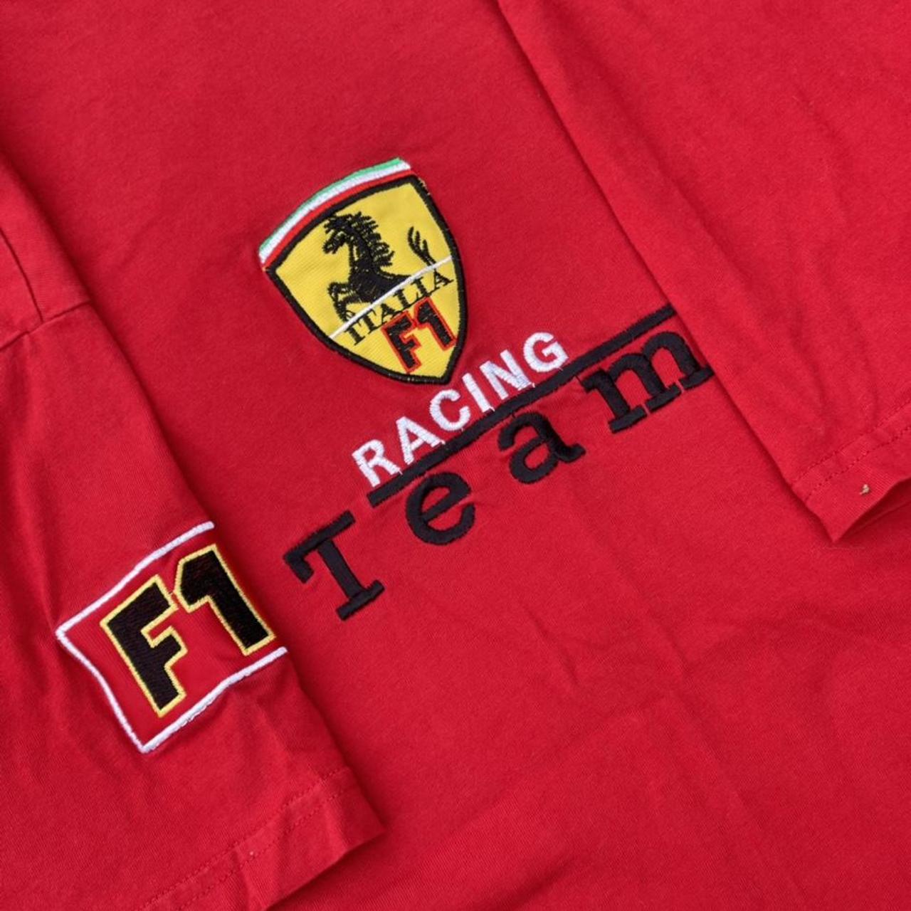 Ferrari Men's Red and Yellow T-shirt