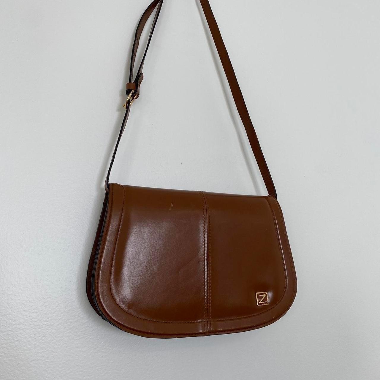 Tan Leather Crossbody Bag Great Overall Depop   P0 