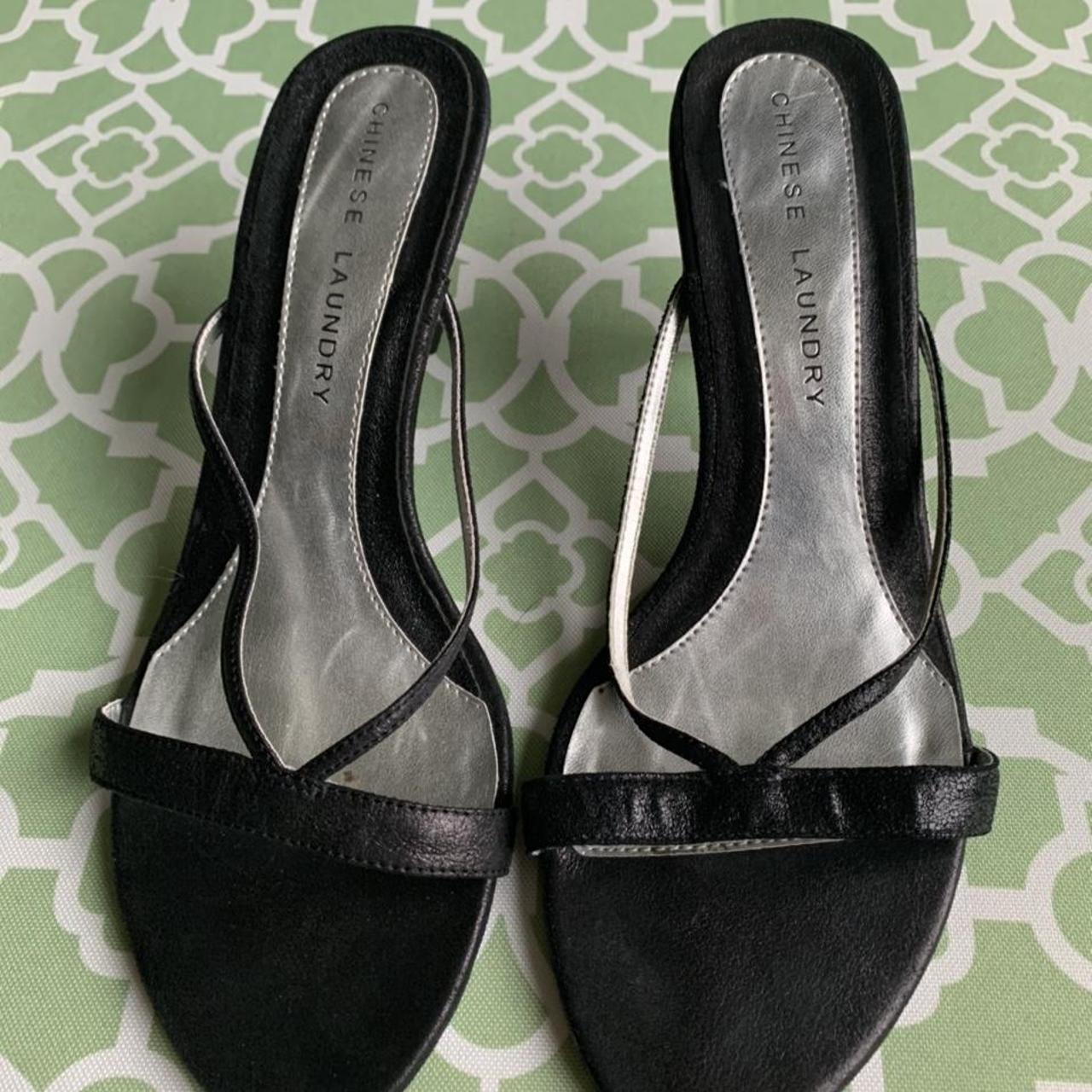 Chinese laundry 2024 black sandals