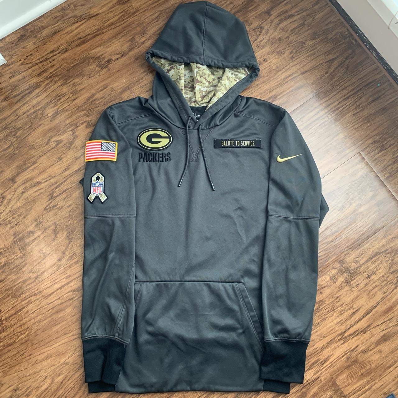 salute to service hoodie packers