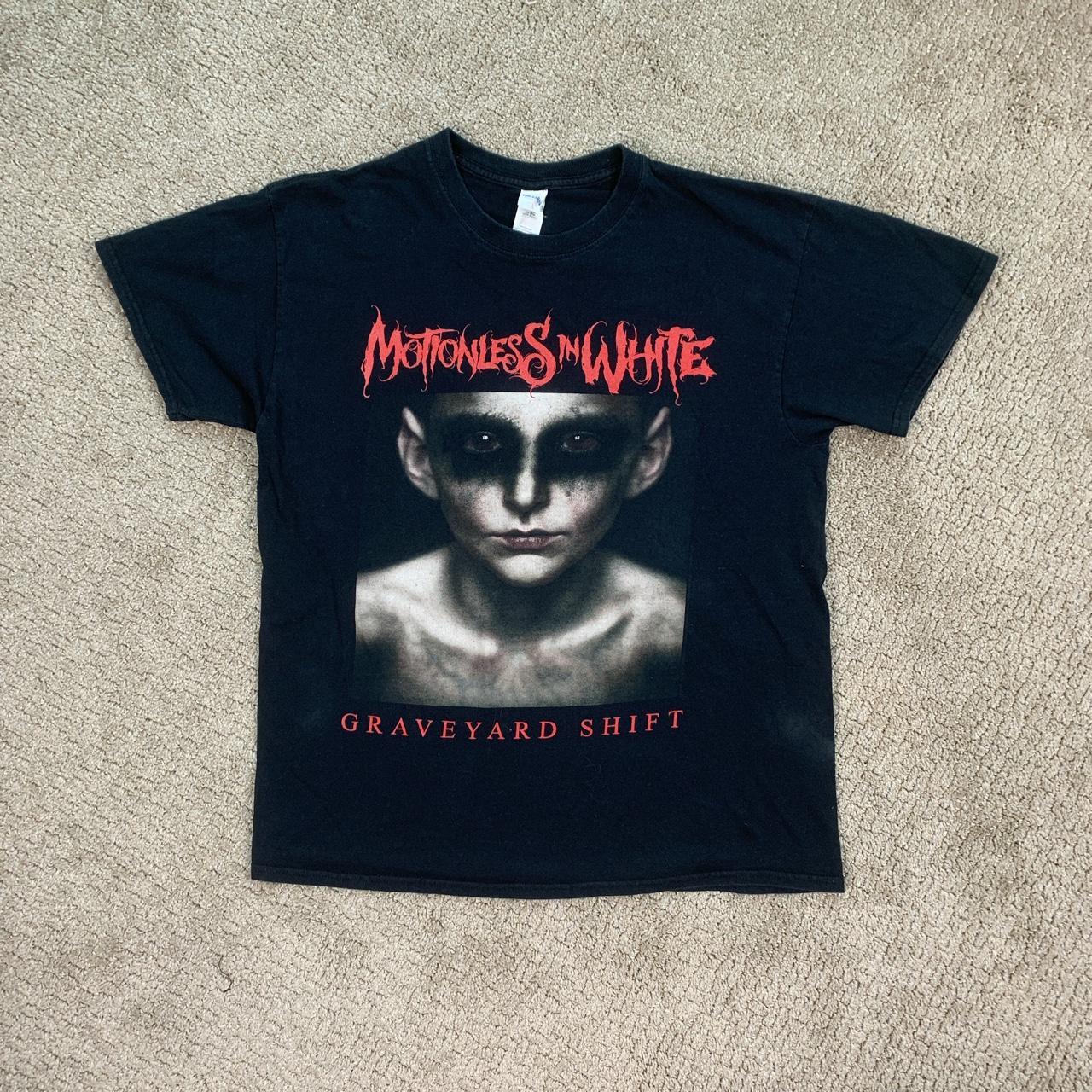 Motionless In White Graveyard Shift Shirt Size Medium