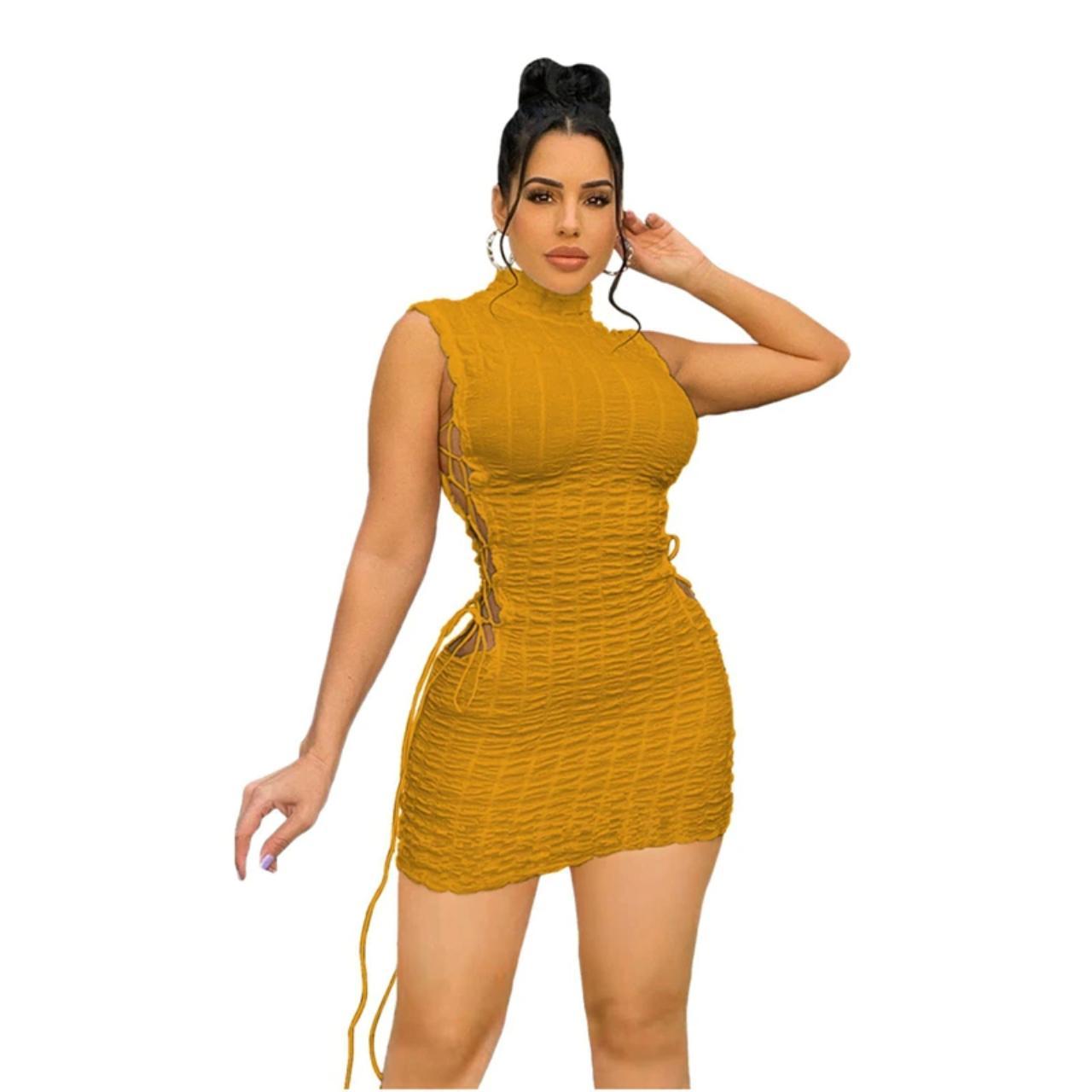Women's Yellow Dress | Depop