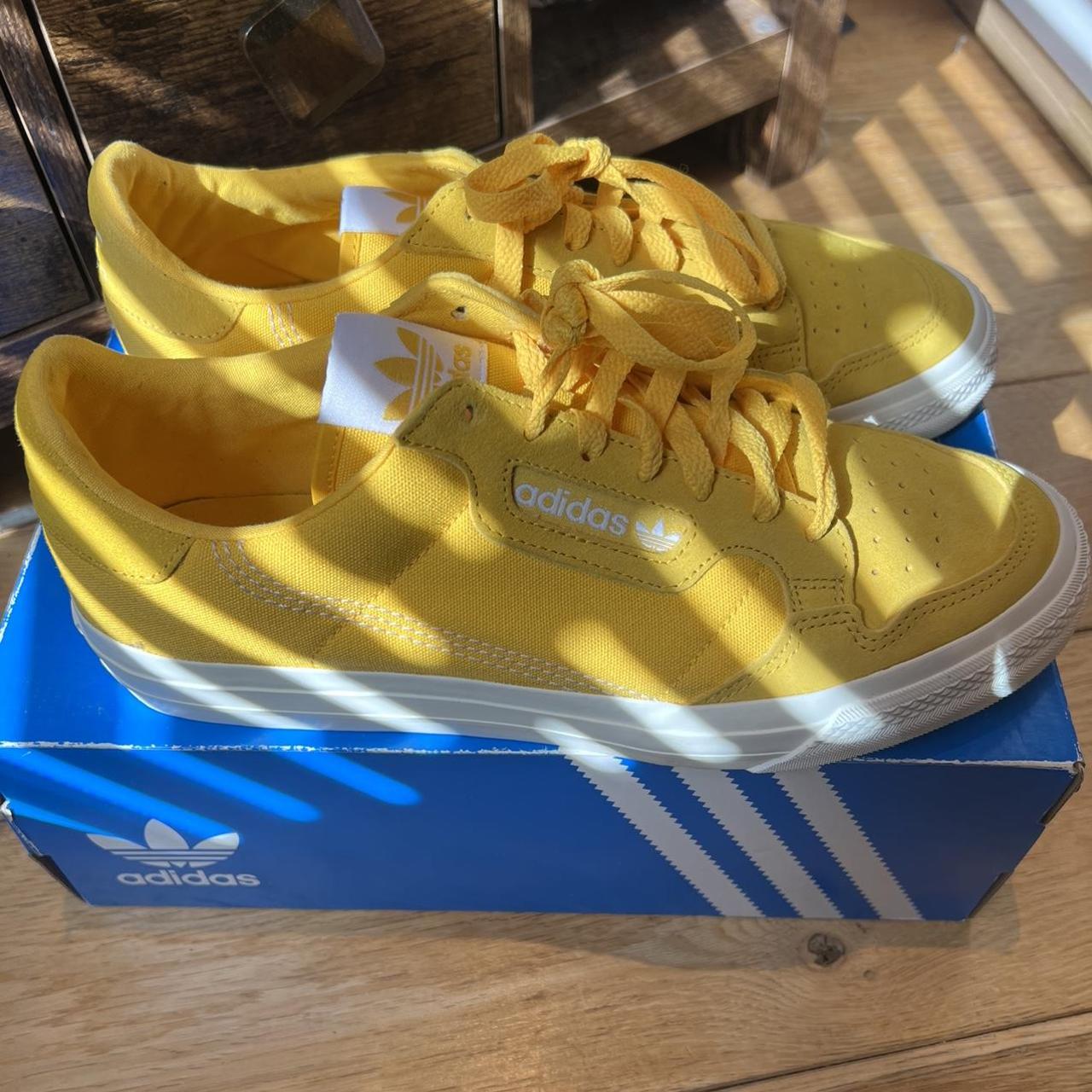 yellow adidas