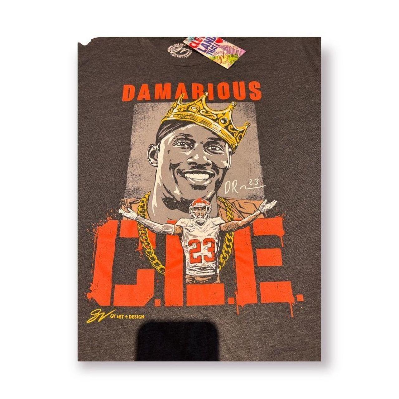 GV Art + Design Damarious Randall #23 Cleveland Browns T-Shirt (L)