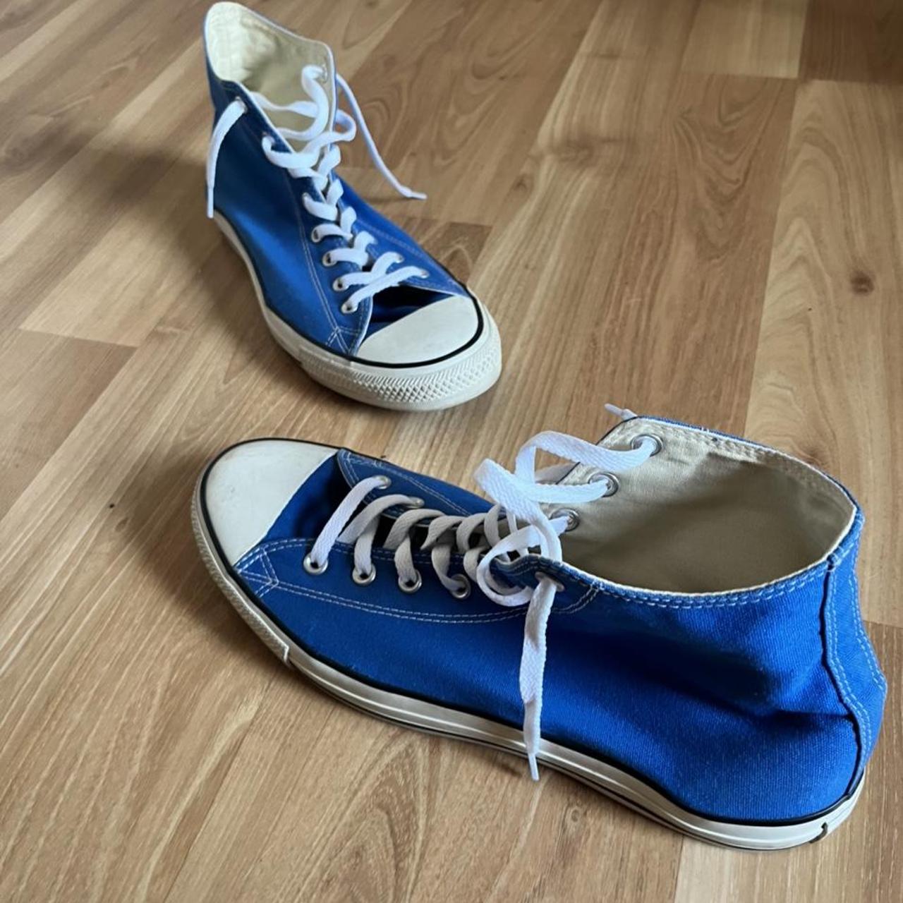 Blue Converse, no scuffs, tears, or stains. New... - Depop
