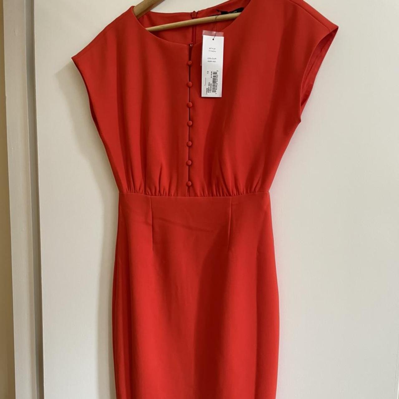 French Connection red dress size 10. Ideal for the... - Depop