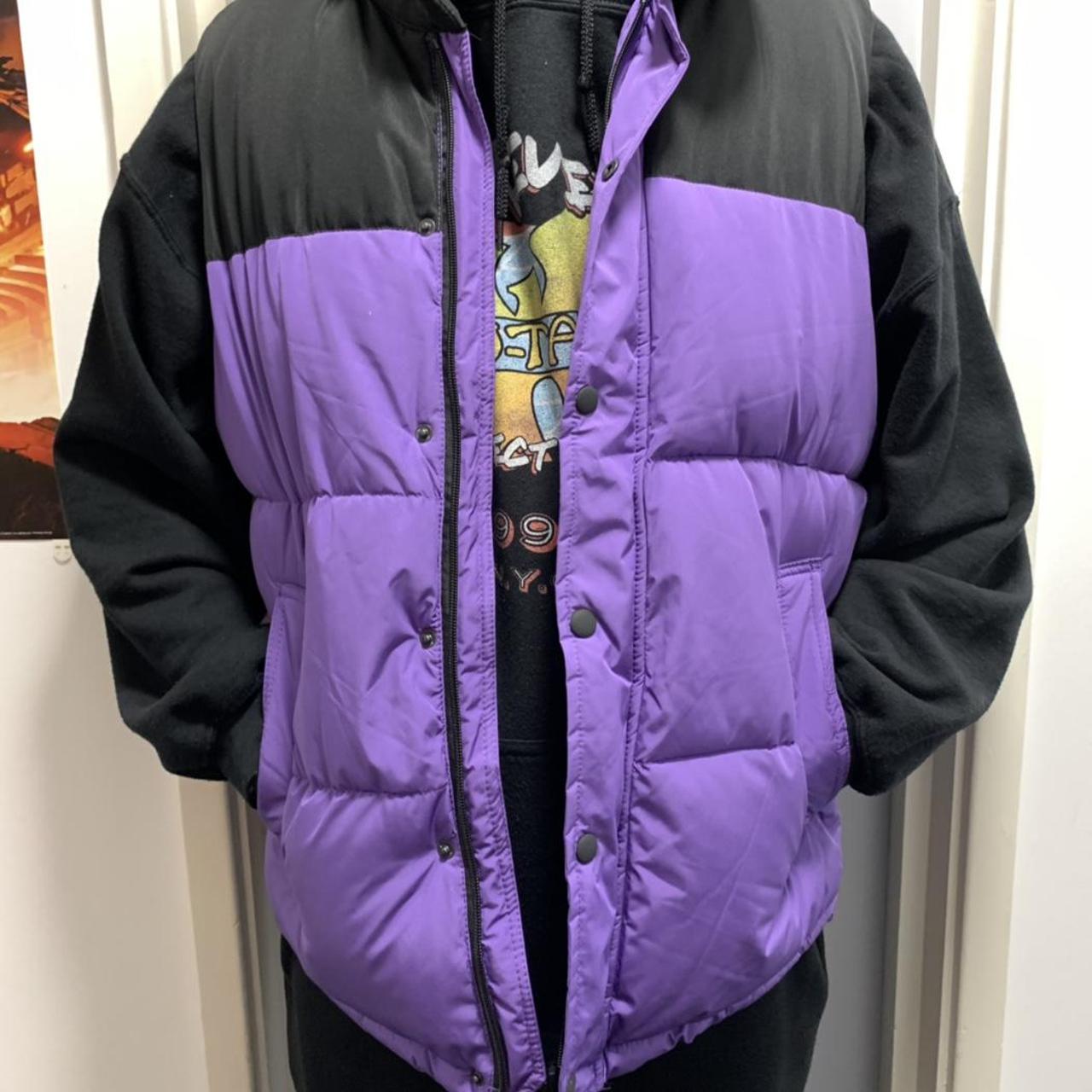 Bershka purple outlet jacket