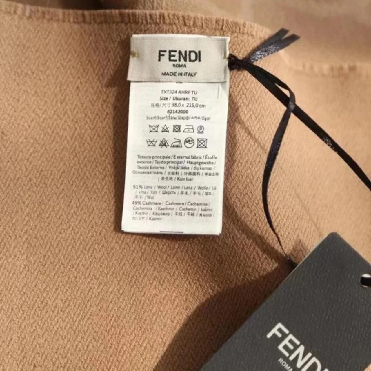 Fendi scarf clearance tag