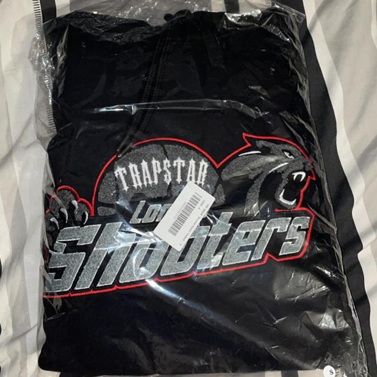Trapstar Shooters hoodie Tracksuit Black grey... Depop
