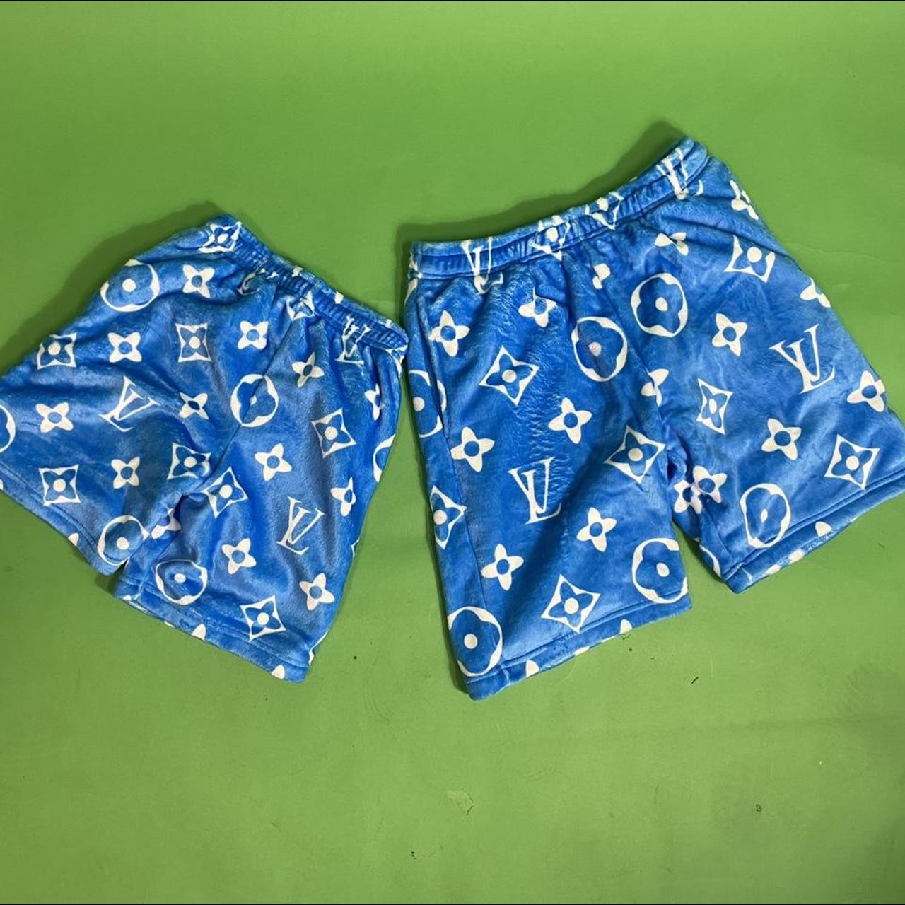 Women's Louis Vuitton monogram swimming trunks - Depop