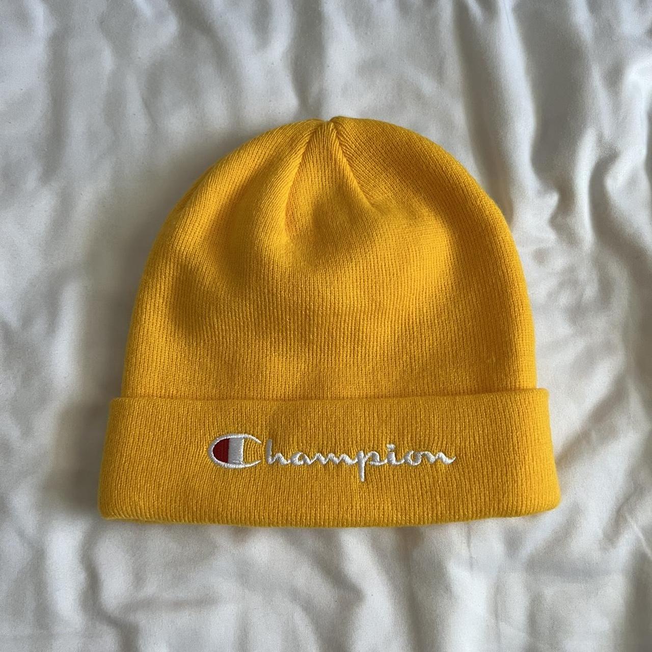 Champion beanie sales yellow