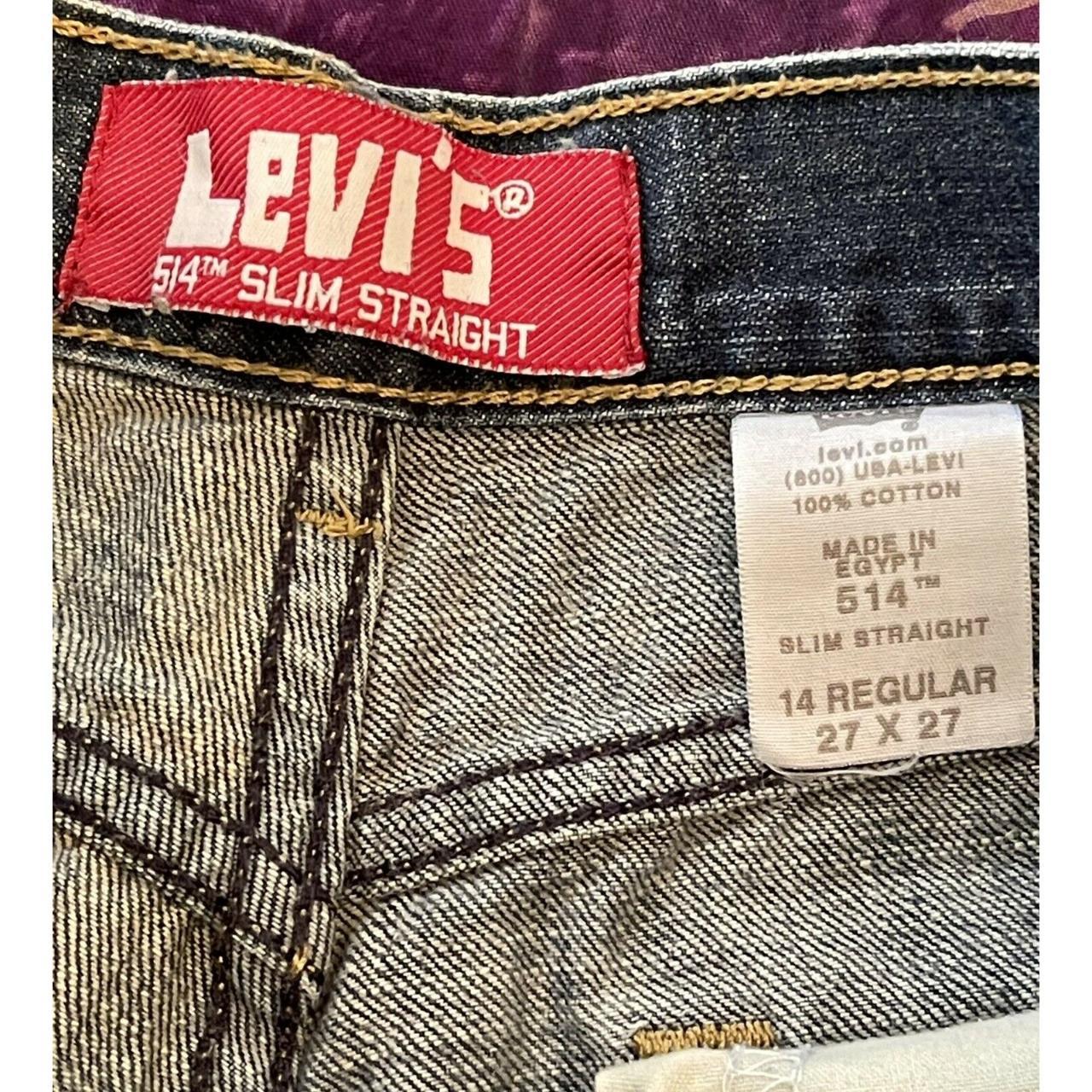 Levis Red Tab 514 Slim Straight Jeans 27