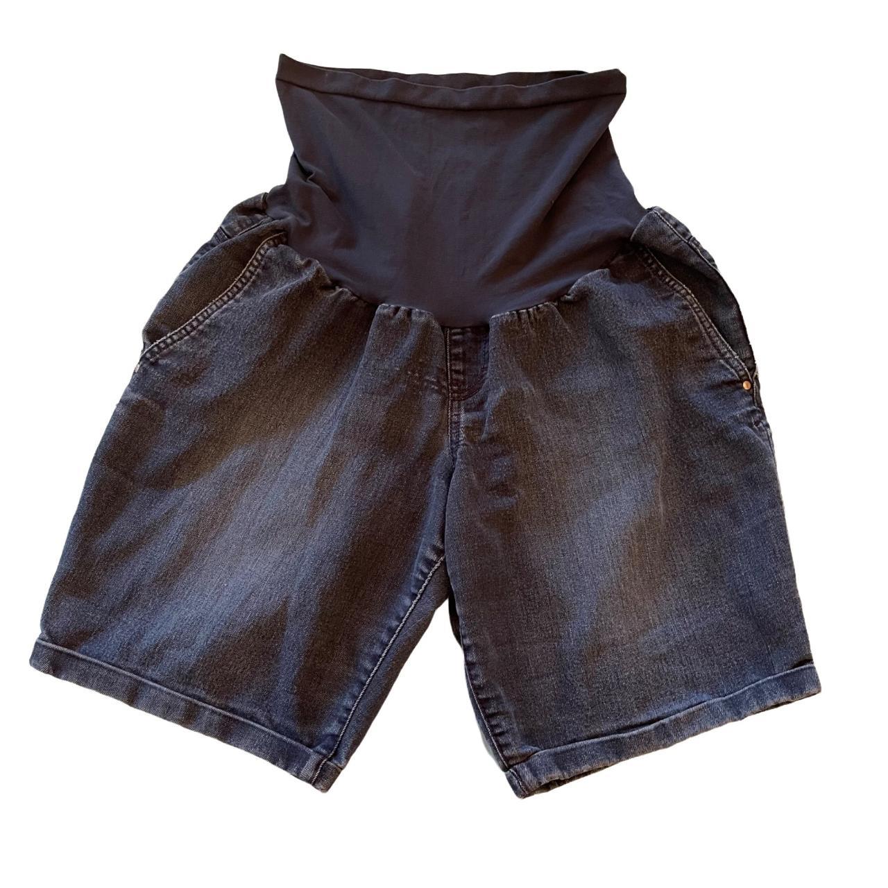Motherhood Brand Maternity Shorts Women's XL Blue 4... Depop