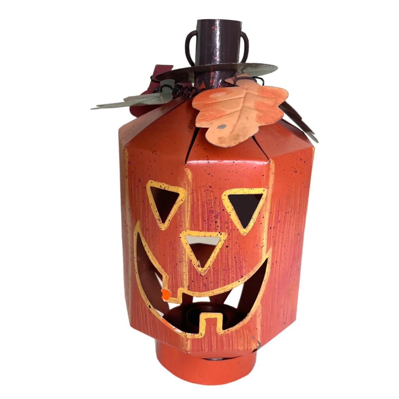 Halloween Jack O Lantern Candle Holder Hanger Hand... Depop