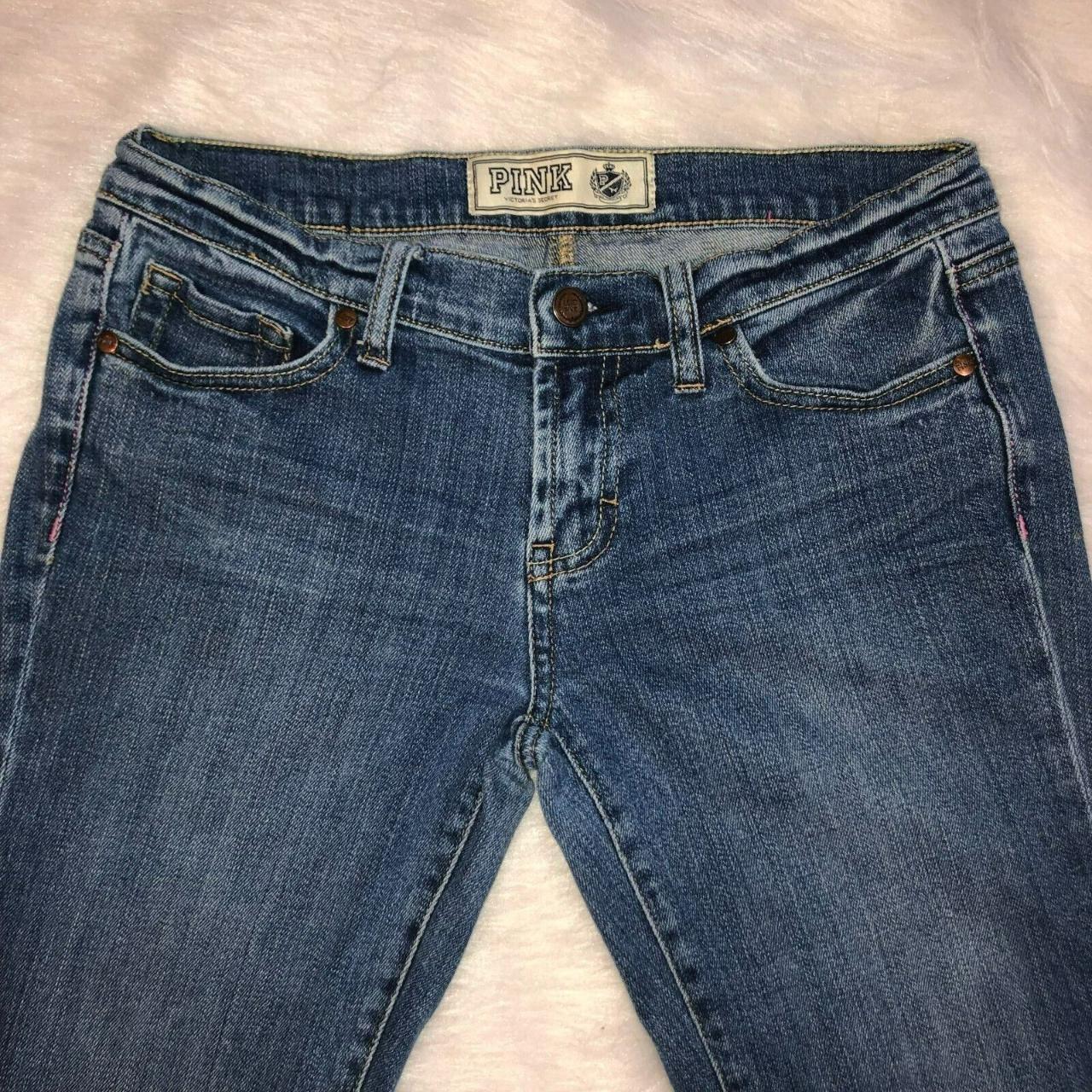 PINK Victoria's Secret Jeans Size 4 R Straight Leg... - Depop