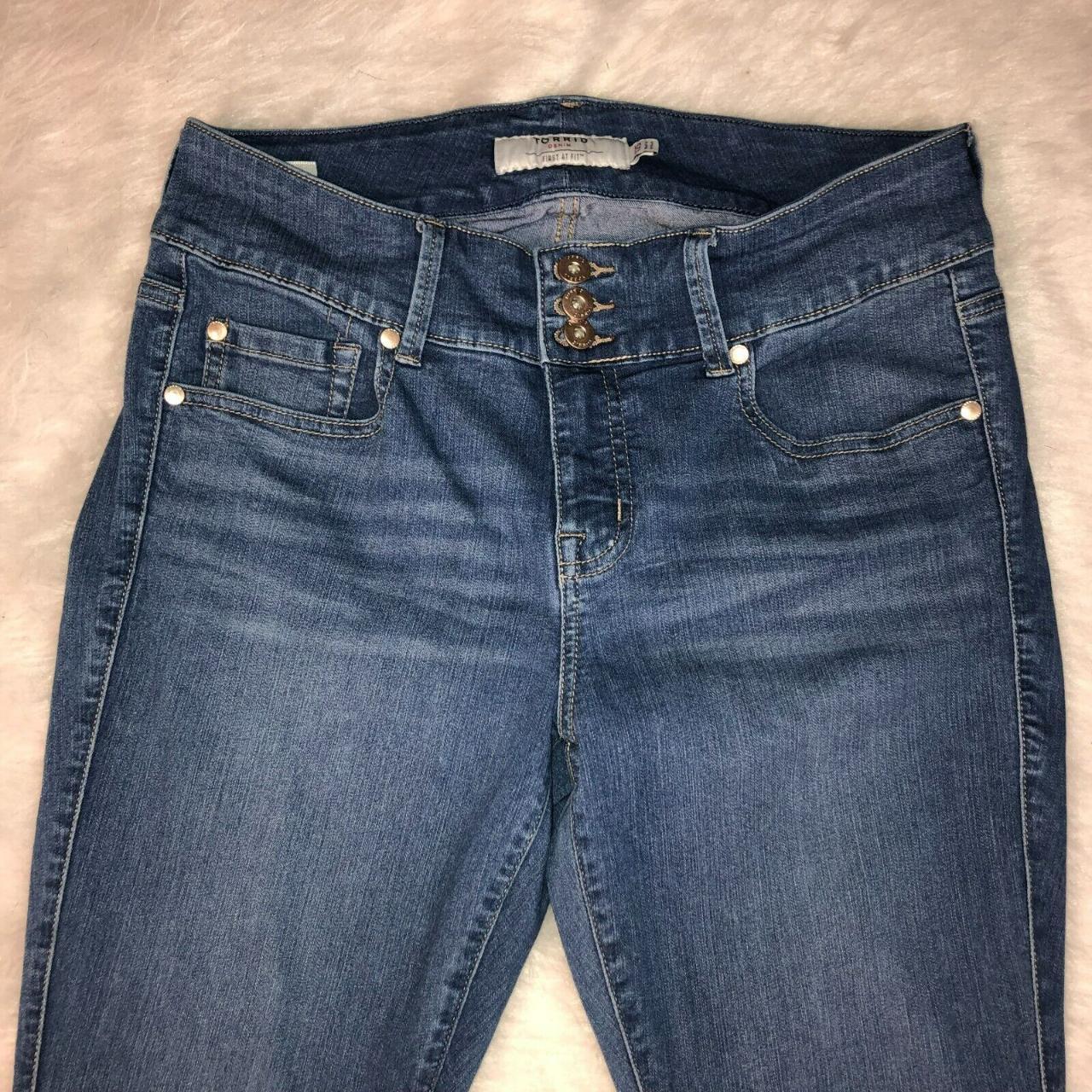 Torrid Flare Jeans Size 12 Wide Legs Button Fly and... - Depop