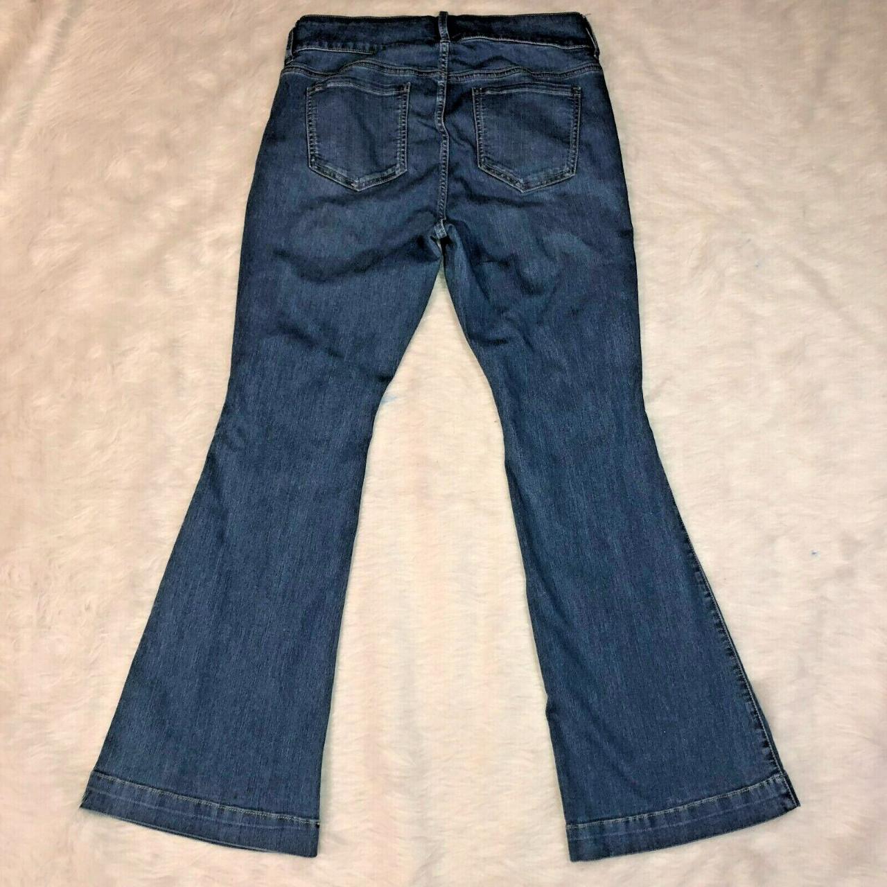 Torrid Flare Jeans Size 12 Wide Legs Button Fly and... - Depop