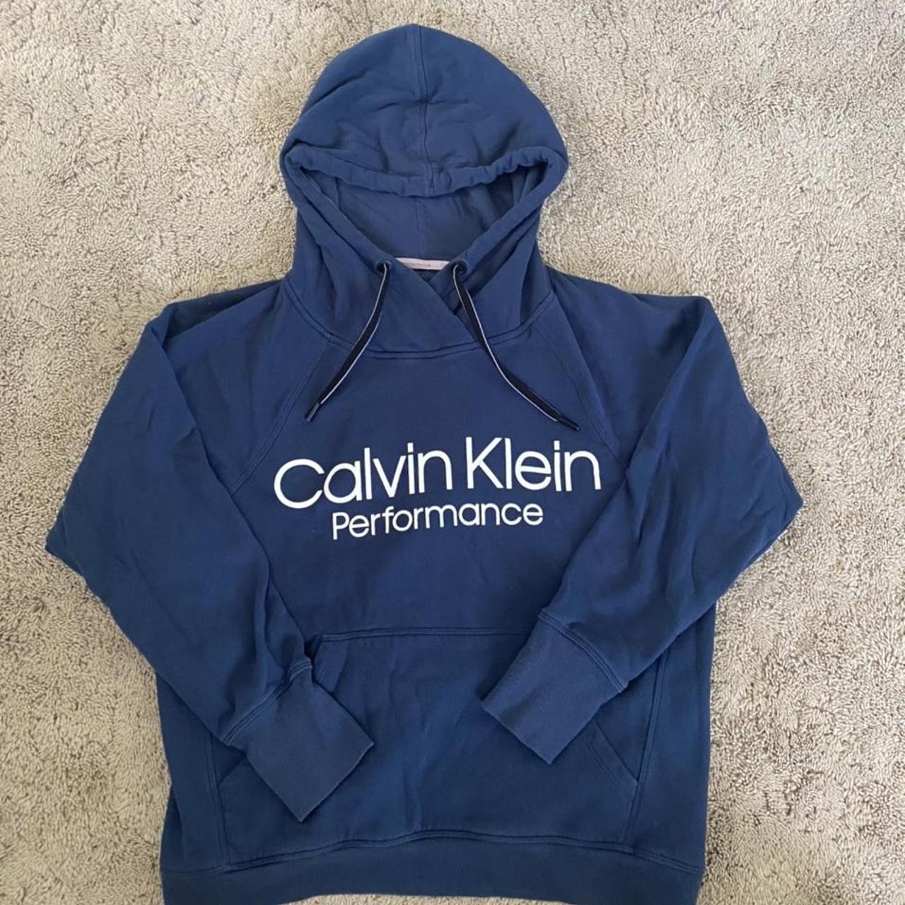 Calvin Klein hoodie With thumb holes Measurements Depop