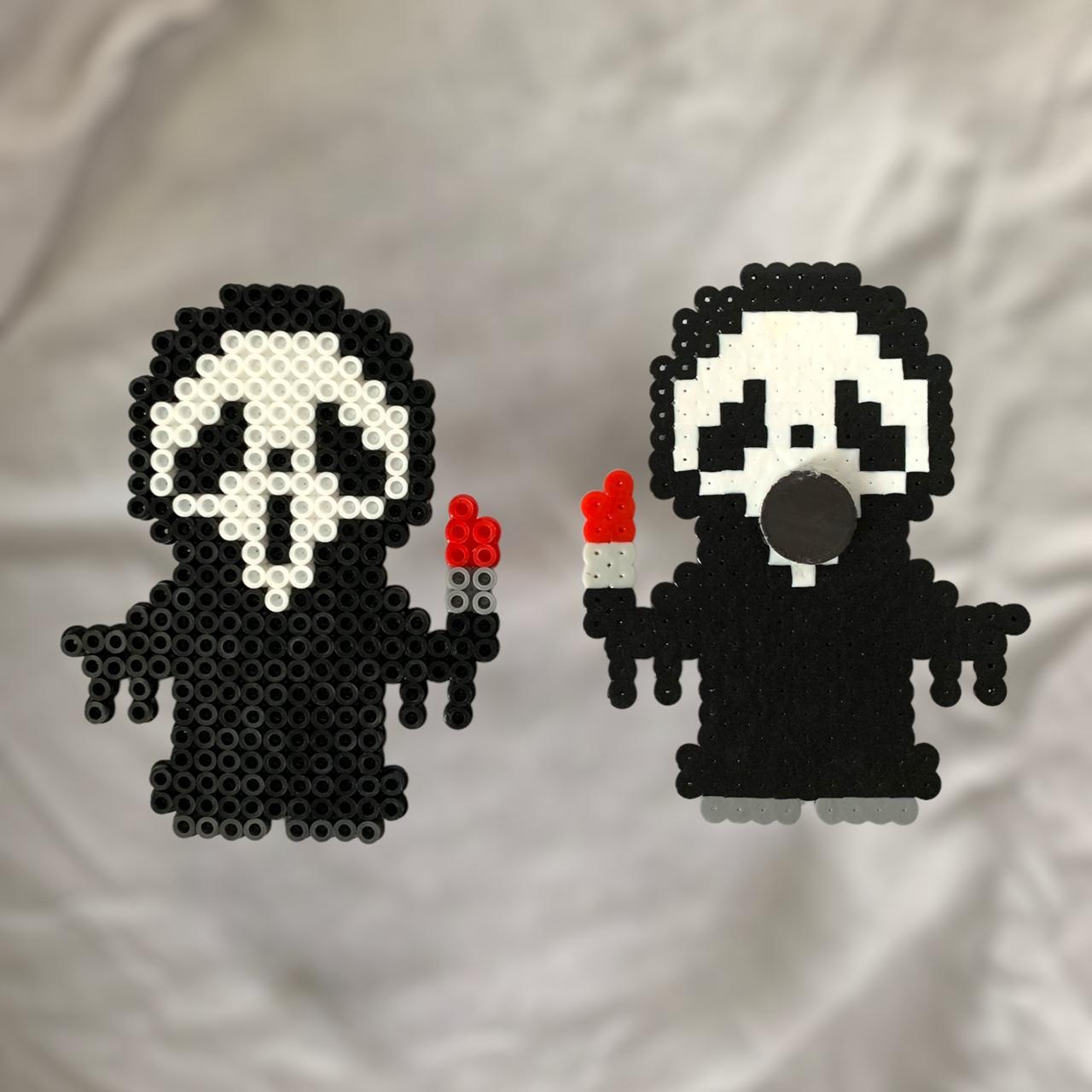 Two Ghostface Perler Bead Magnets A Little 90s To Depop 2956