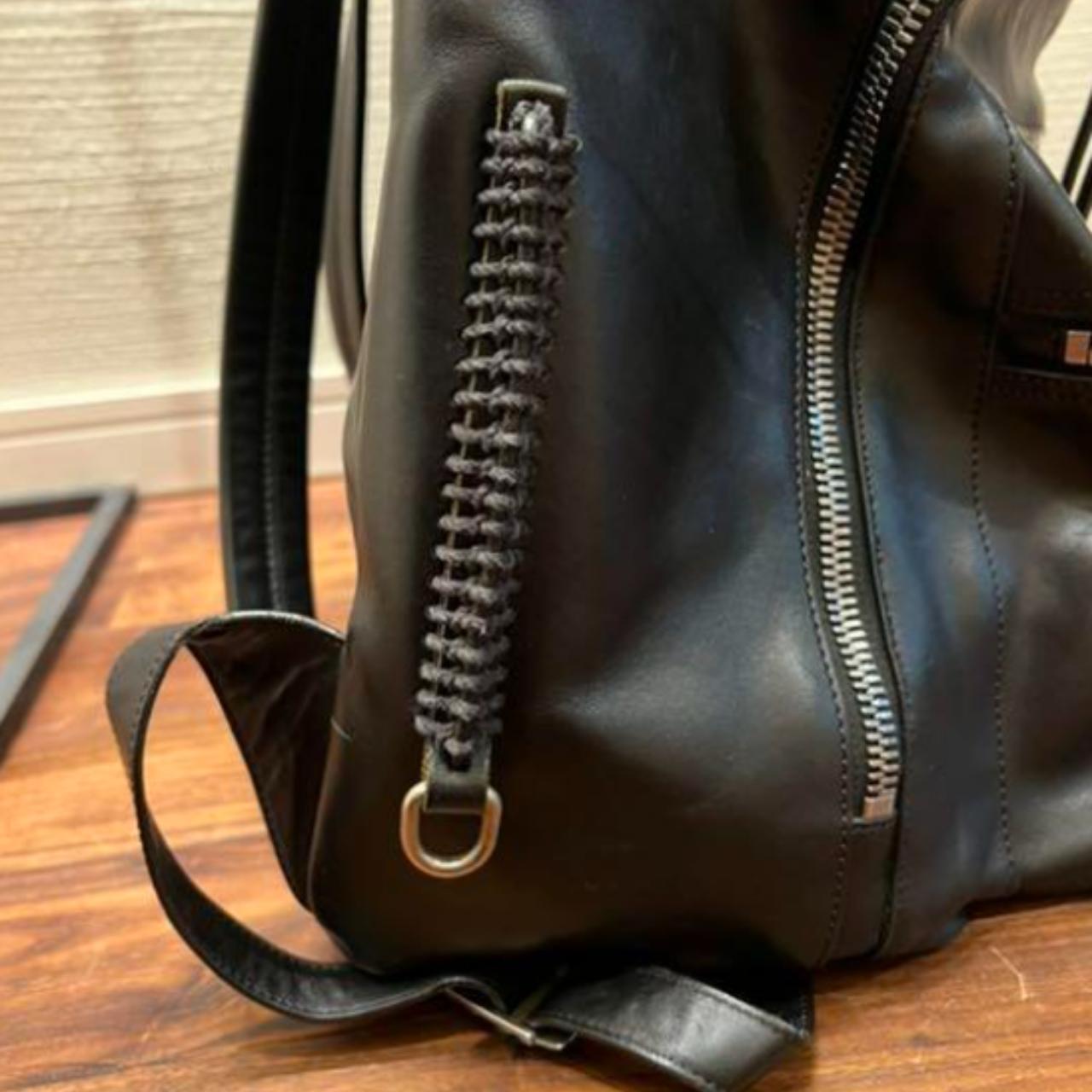RICK OWENS Zipper Backpack 17FW GLITTER Super Rare... - Depop