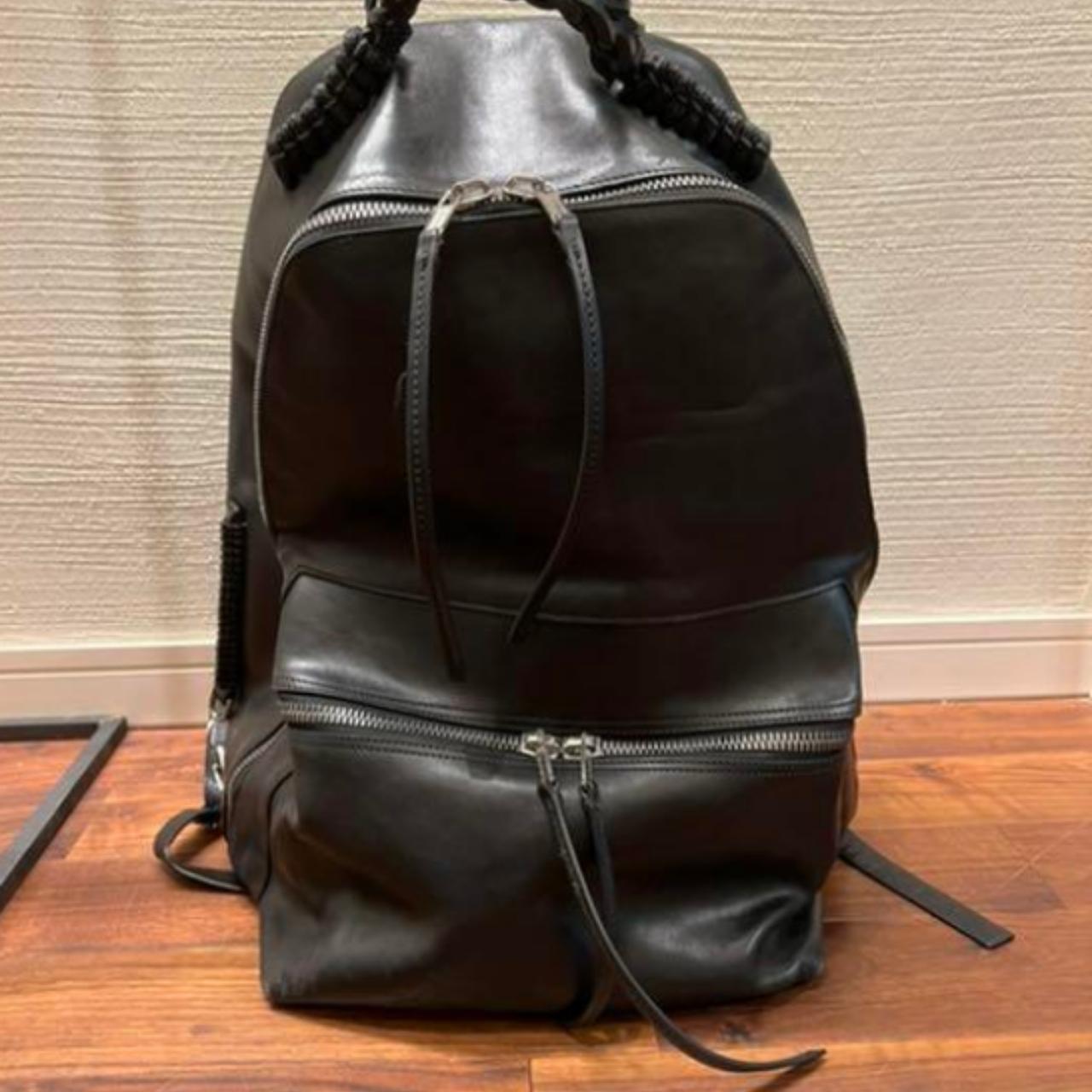 RICK OWENS Zipper Backpack 17FW GLITTER Super Rare...