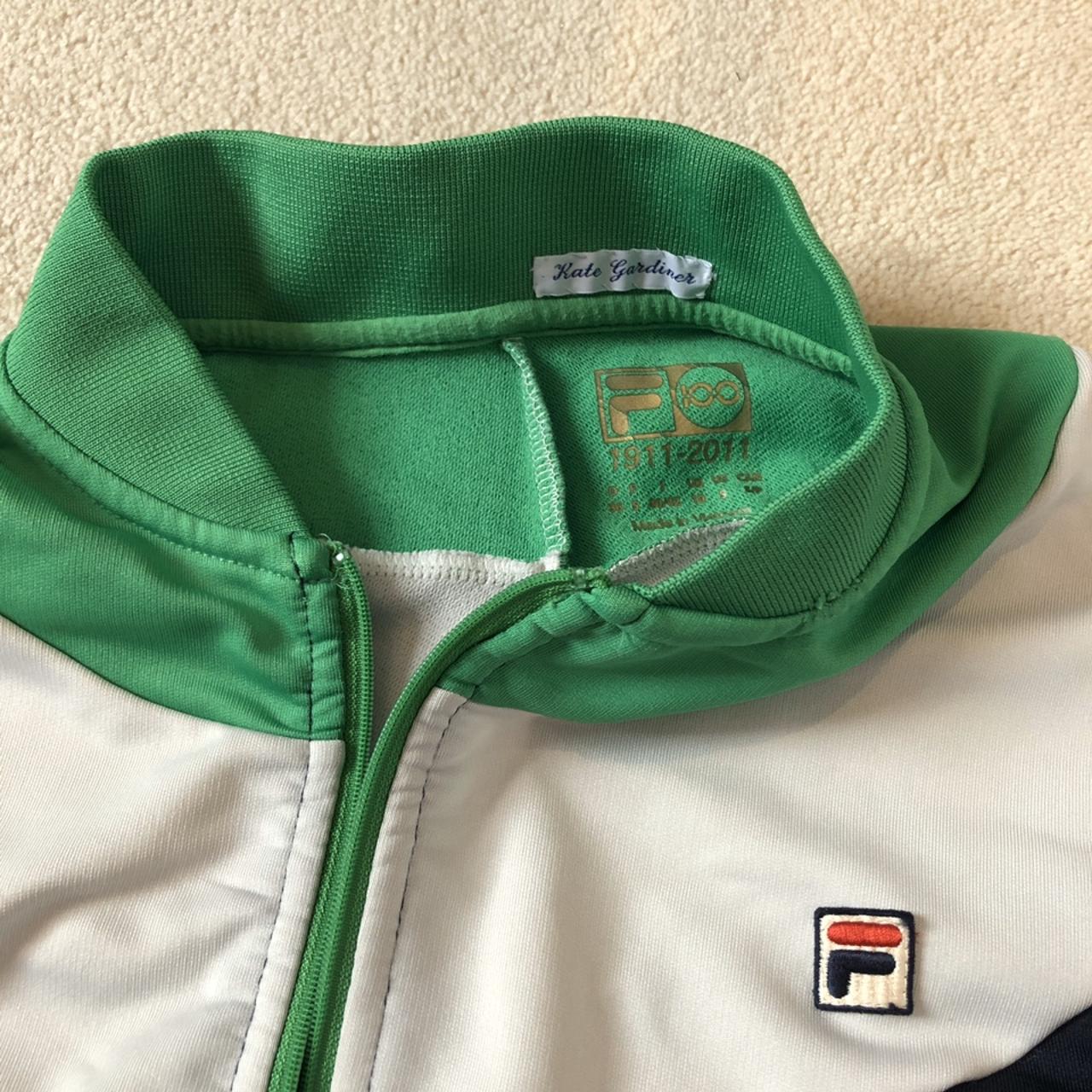 FILA VINTAGE classic track jacket Rare tennis - Depop