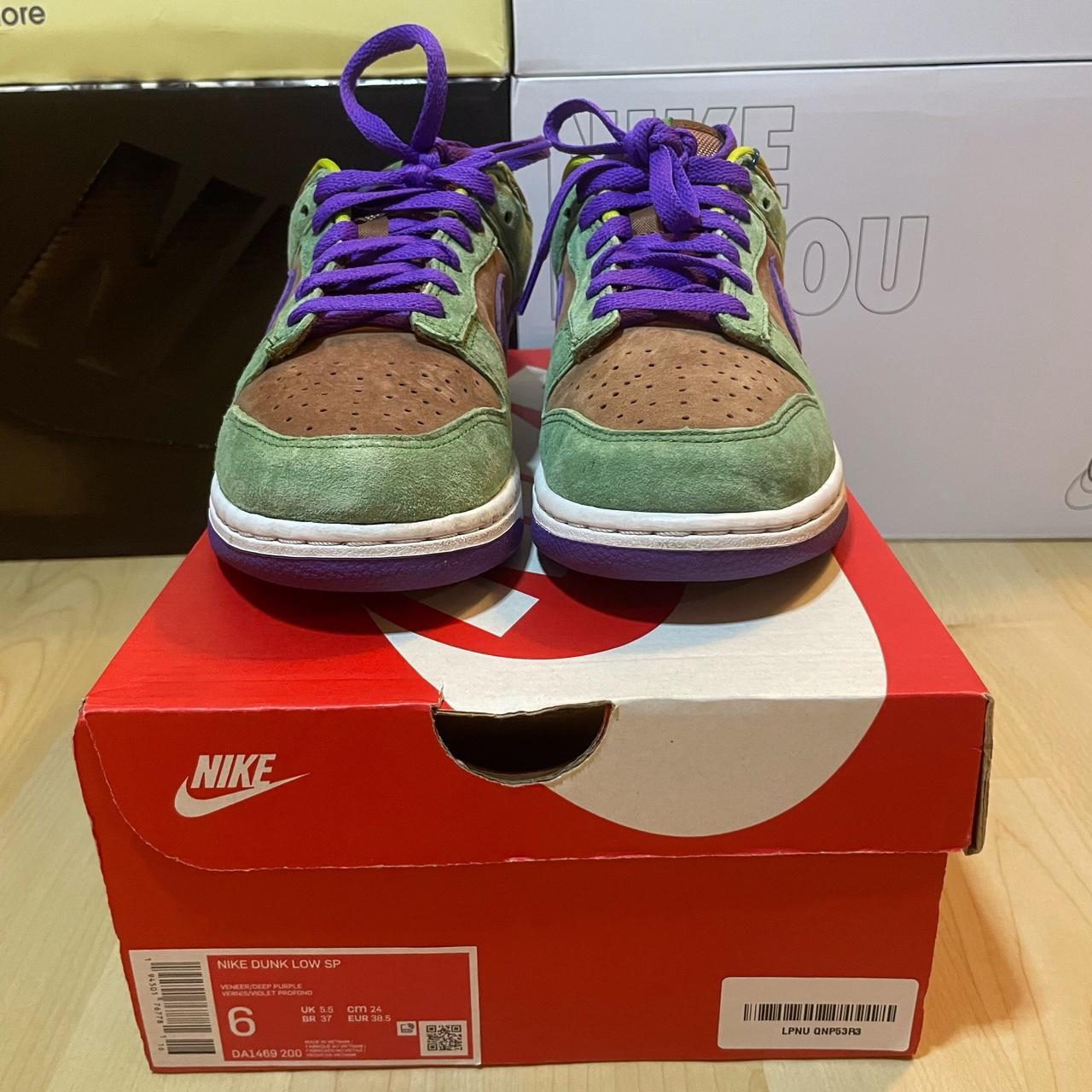 Nike Dunk Low SP Veneer Green Brown Purple UK 5.5 US... - Depop