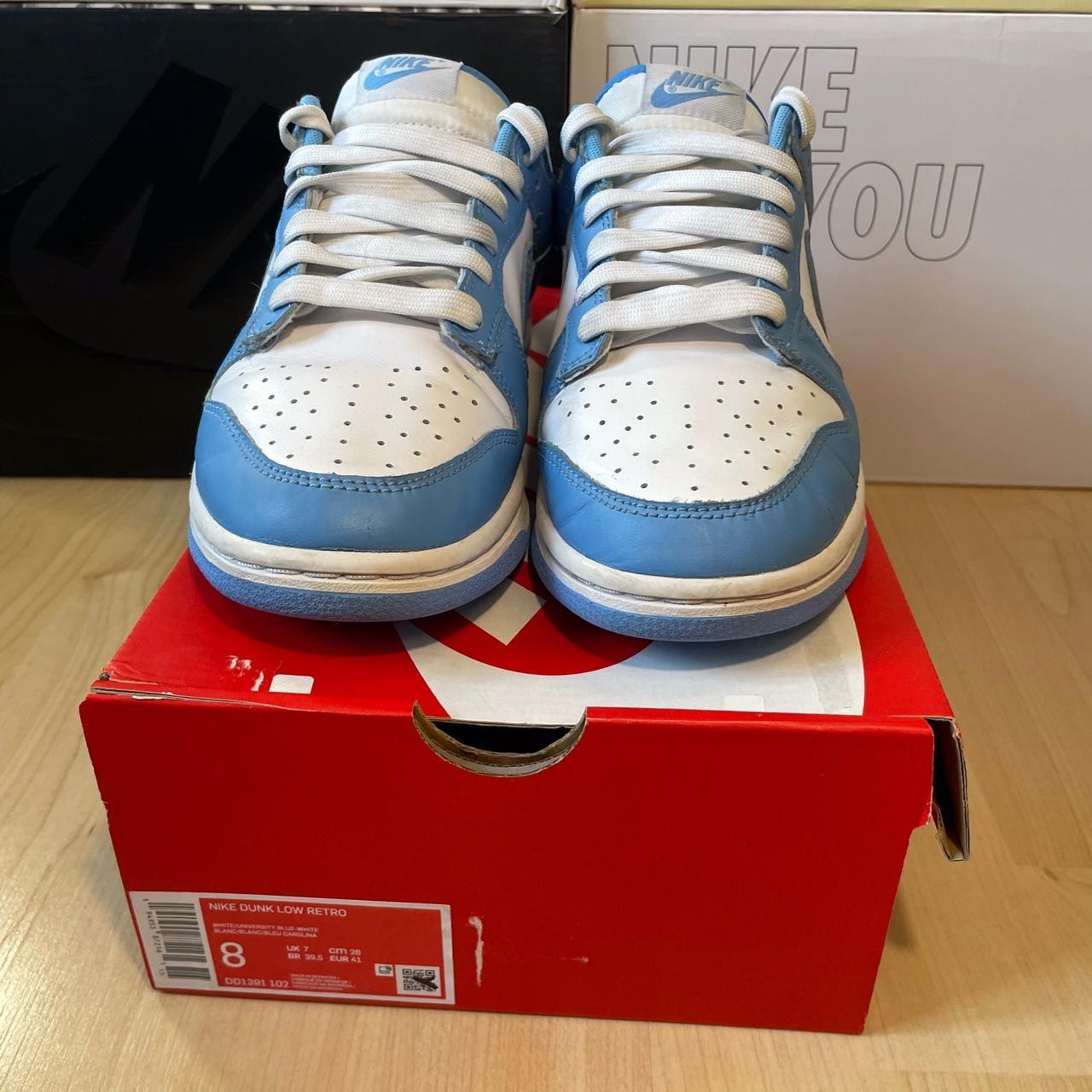 dunk low unc blue