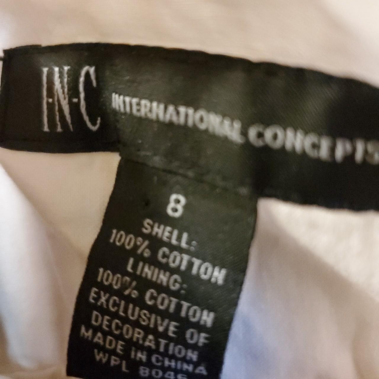 INC International Concepts Women's White Dress (3)