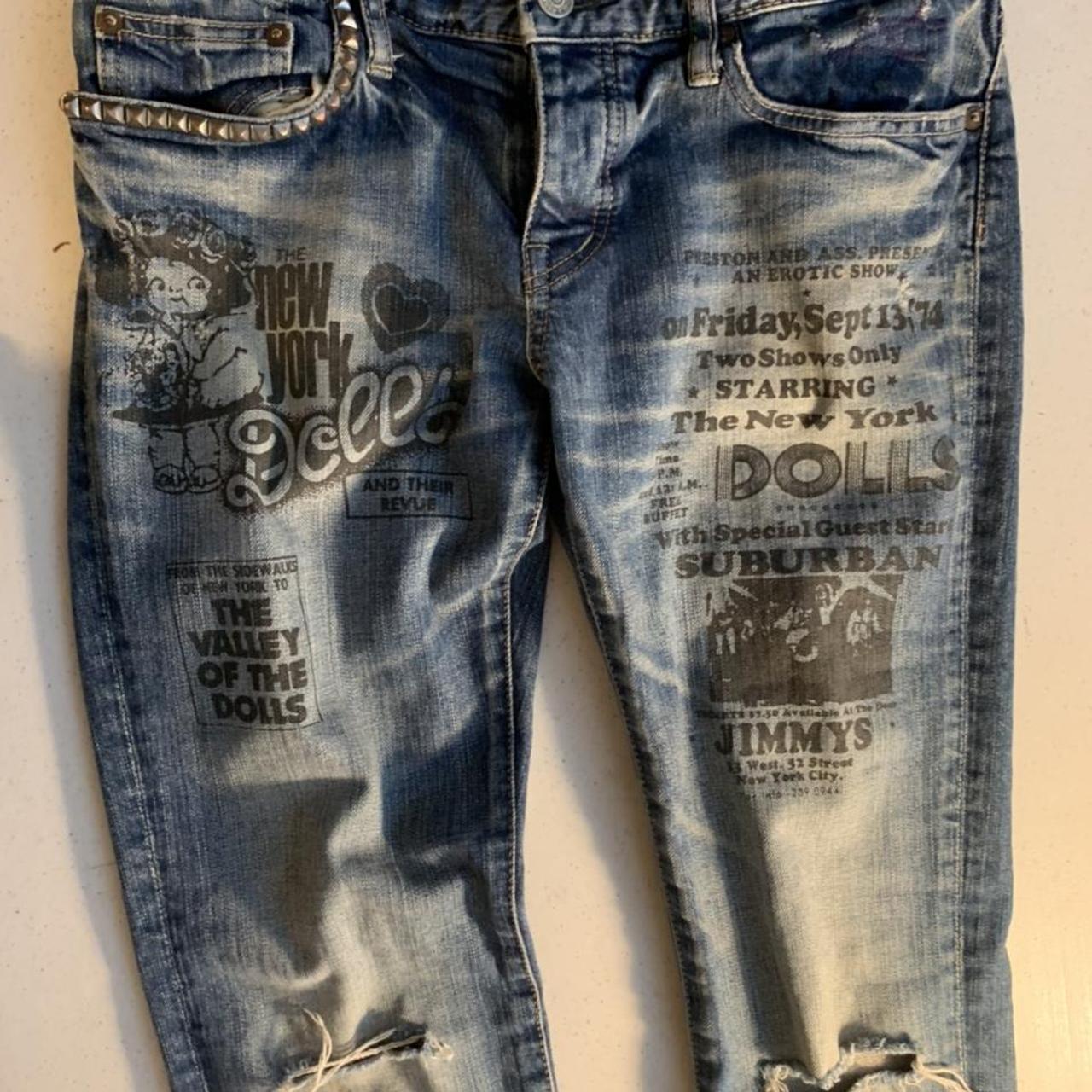 Never Worn Hysteric Glamour New York Dolls Jeans.... - Depop