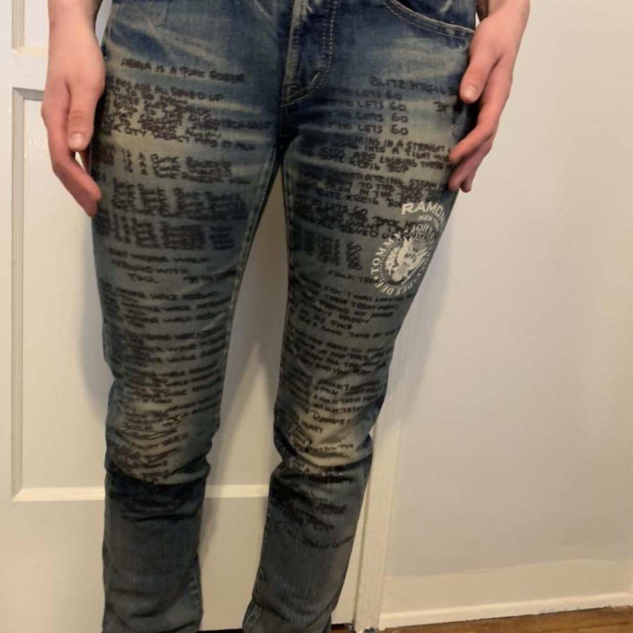 HYSTERIC GLAMOUR RAMONESツギハギデニム パンツ