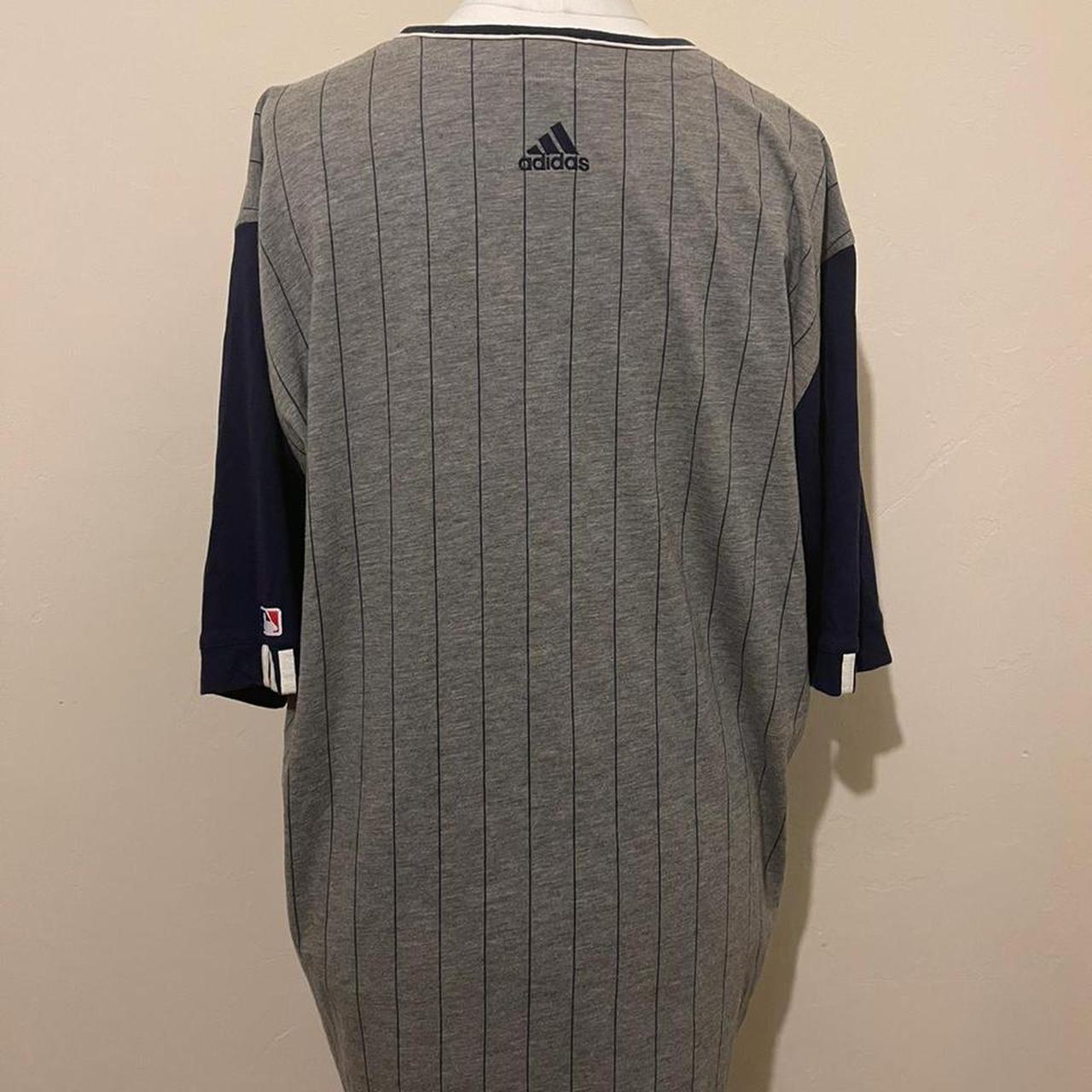 Vintage Adidas Yankees collared jersey Super - Depop