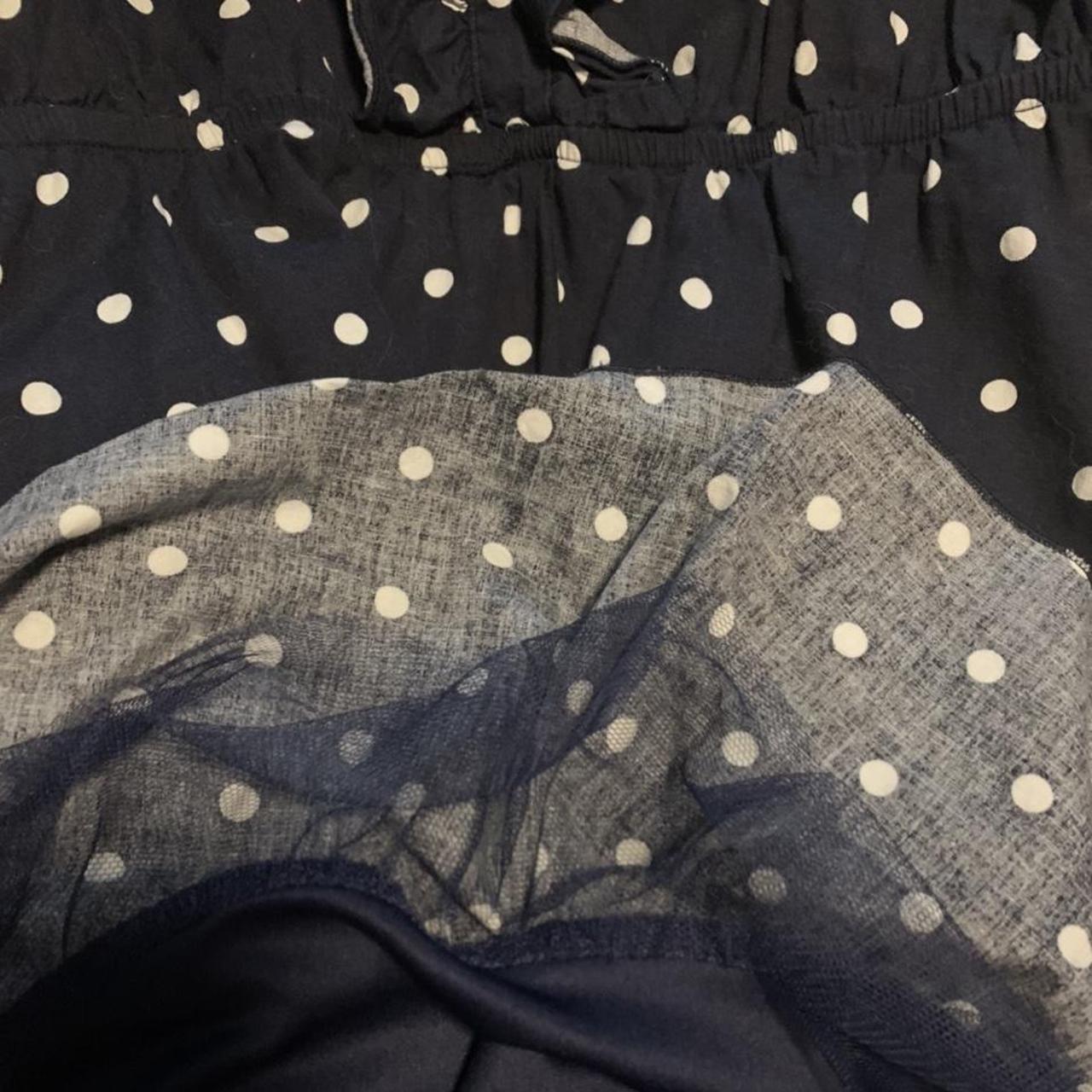 Product Image 4 - Navy Blue Polka Dot Vintage