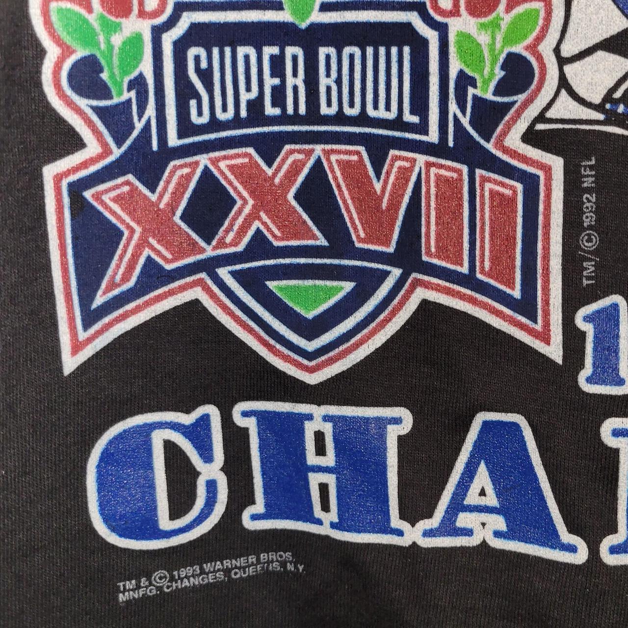 1992 Dallas Cowboys Super Bowl Champs Looney Tunes NFL T Shirt