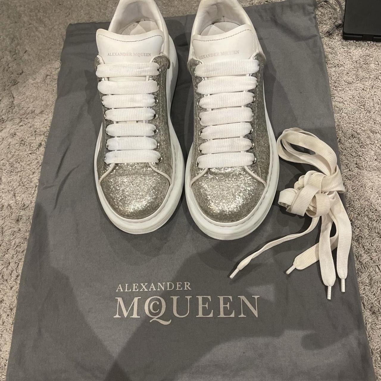 Silver glitter hot sale mcqueens