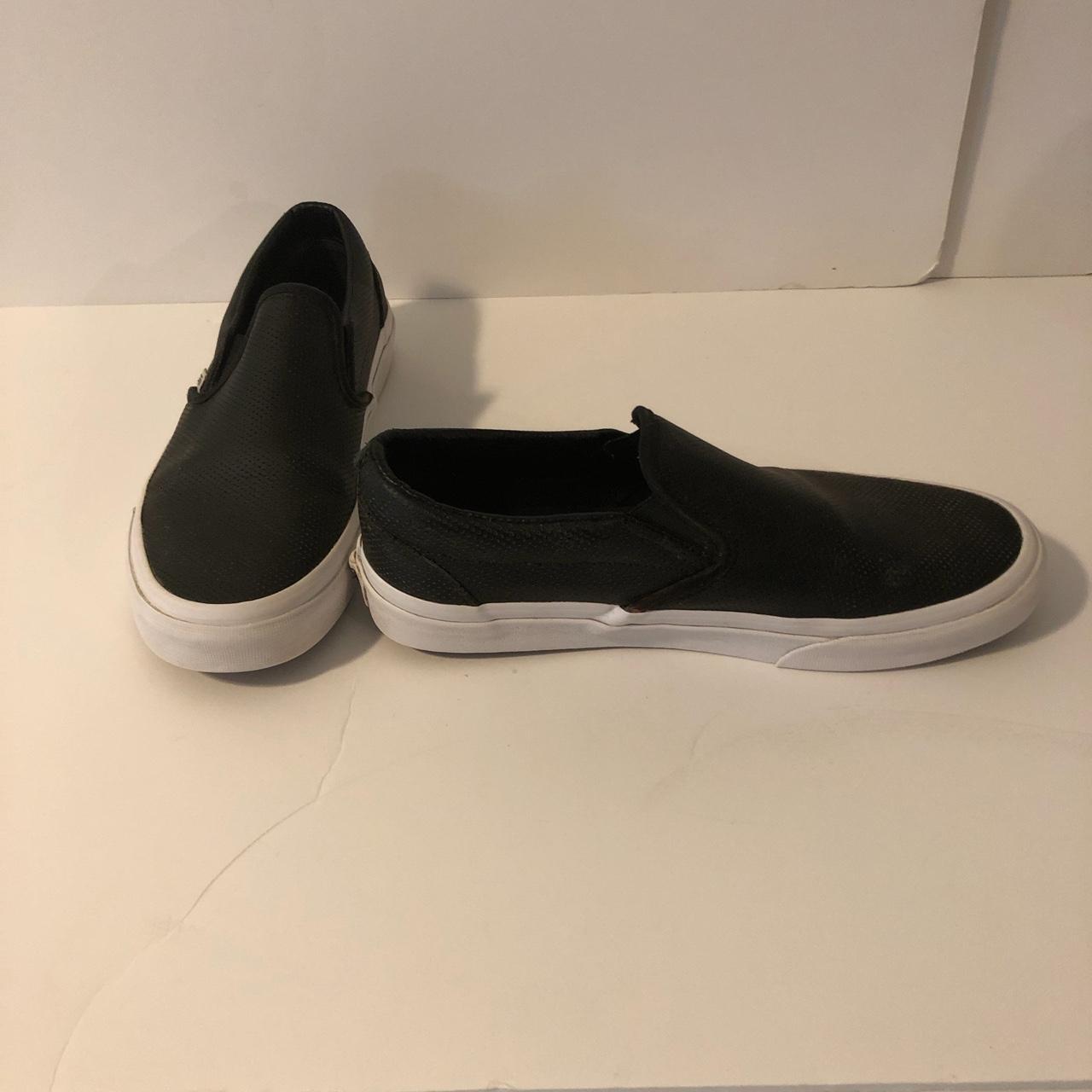 black slip on vans size 9