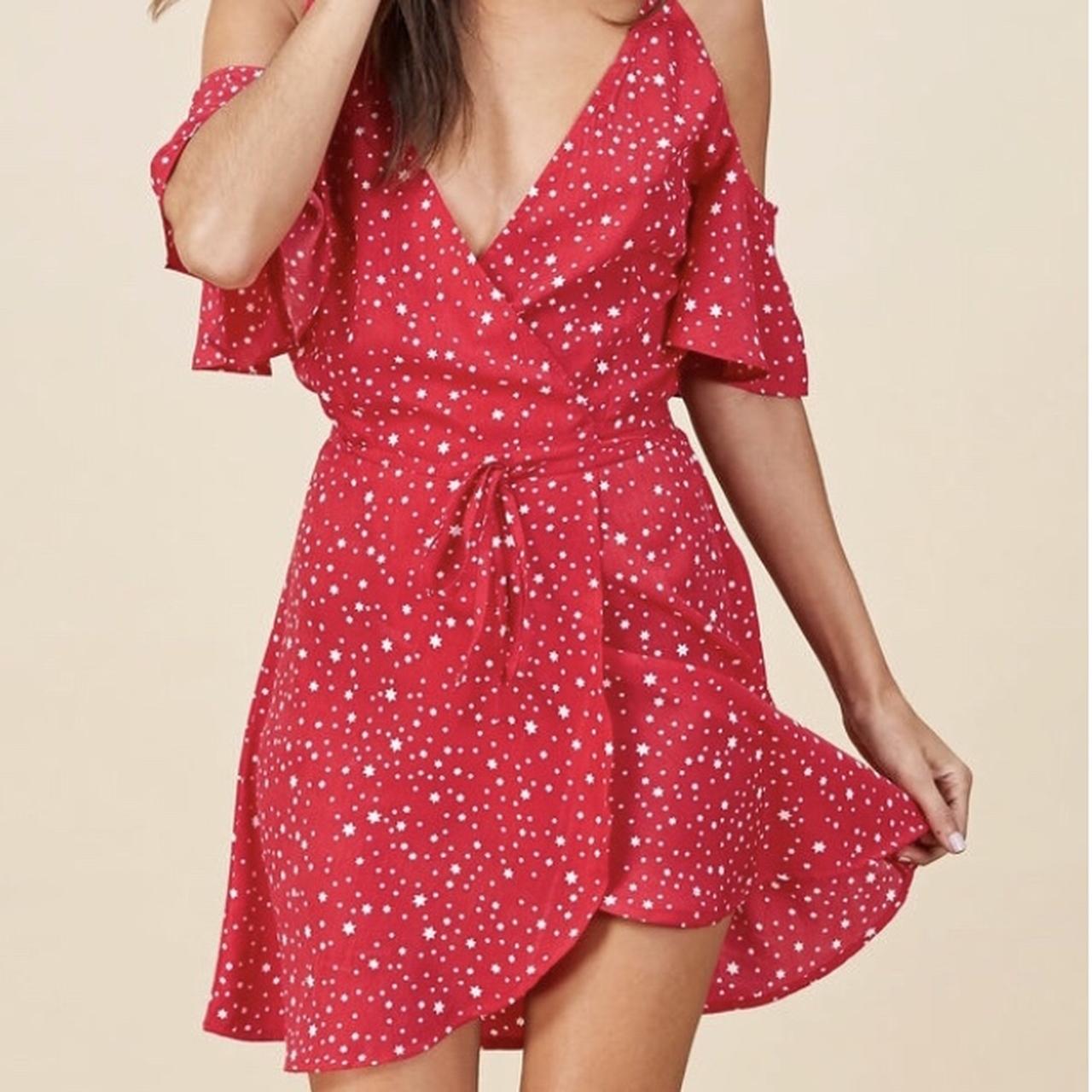 dancing leopard red dress