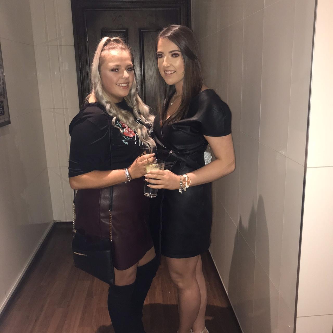 Depop Topshop Leather Wrap Dress Topshop Faux Leather Wrap Dress