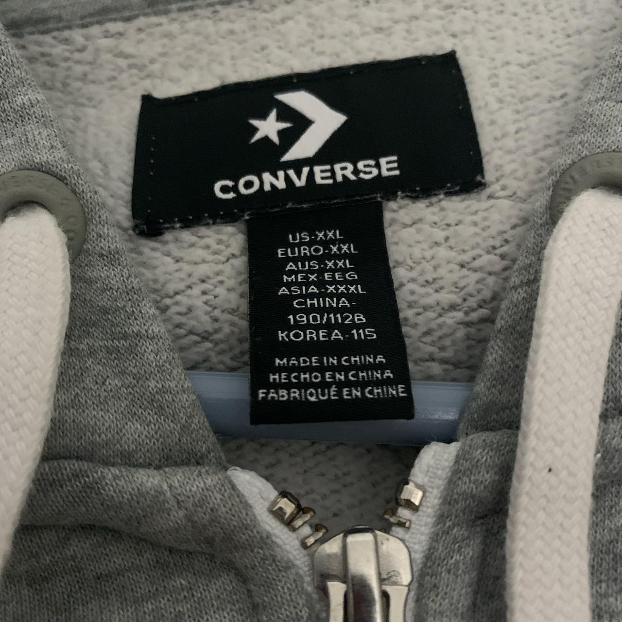 Converse Men's Grey and White Jumper (3)