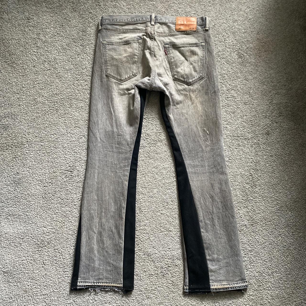 reworked levis jeans