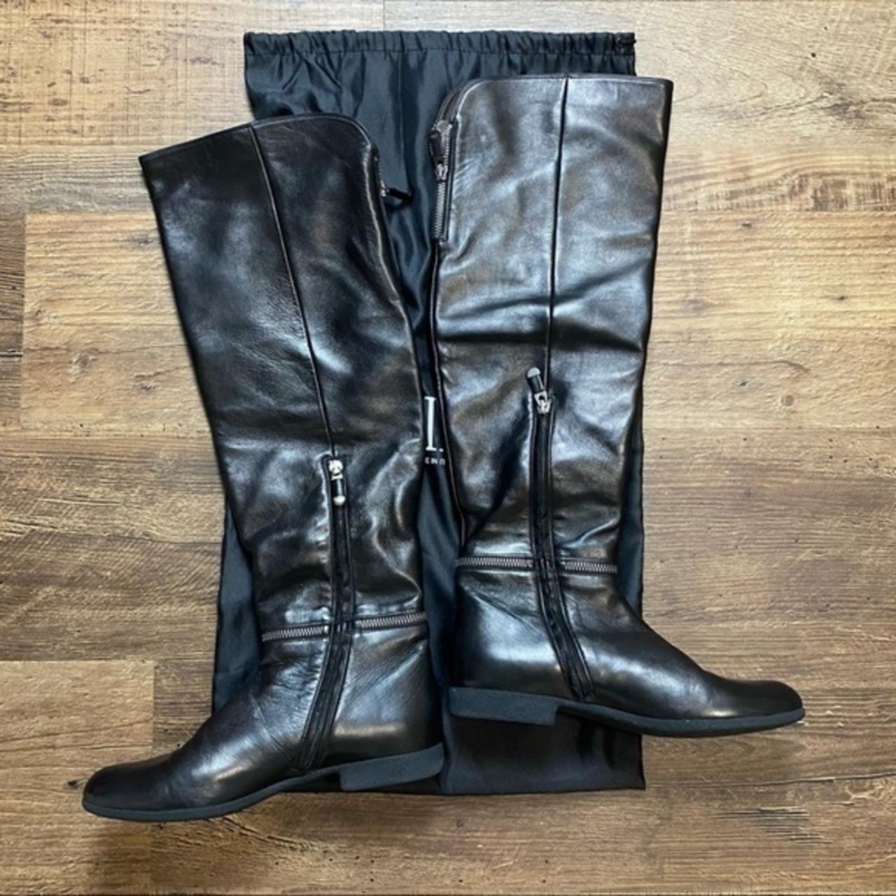 LoriBlu Over the knee riding leather boots 8 made in... - Depop