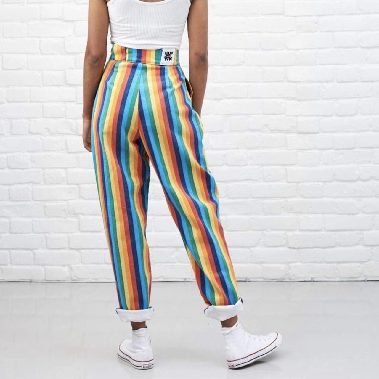 Lucy and Yak Addison Rainbow Jeans W28 L30 Lucy and... - Depop