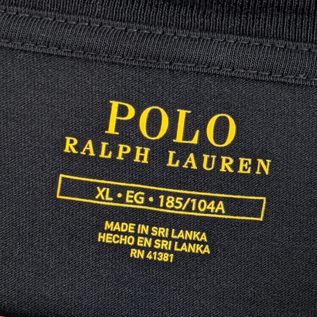 Ralph Lauren Long Sleeve Pony Logo T Shirt Black... - Depop
