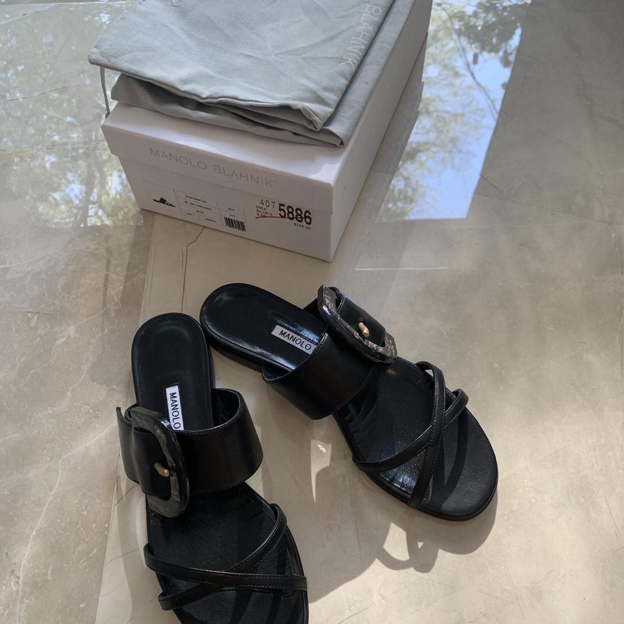 Manolo Blahnik Sandals, unused - Depop