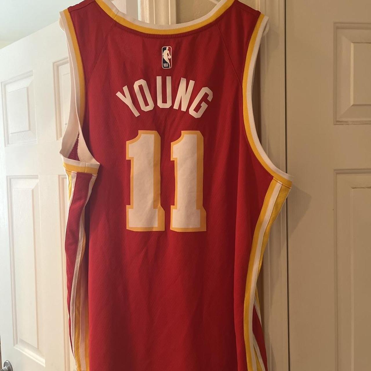 This authentic Nike Atlanta Hawks Trae Young jersey - Depop